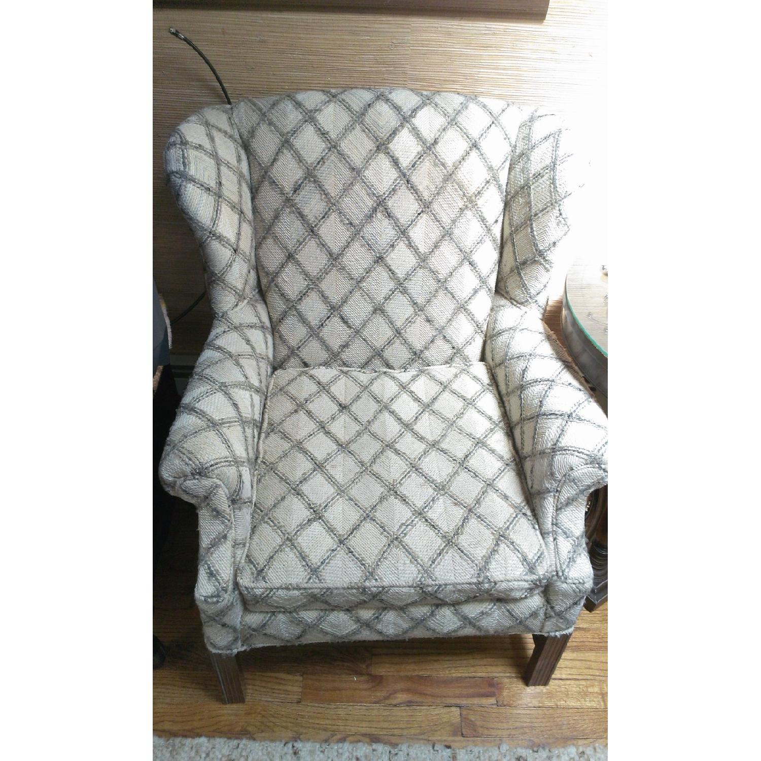 Colonial Style Wing Chairs - 2 Available - image-1