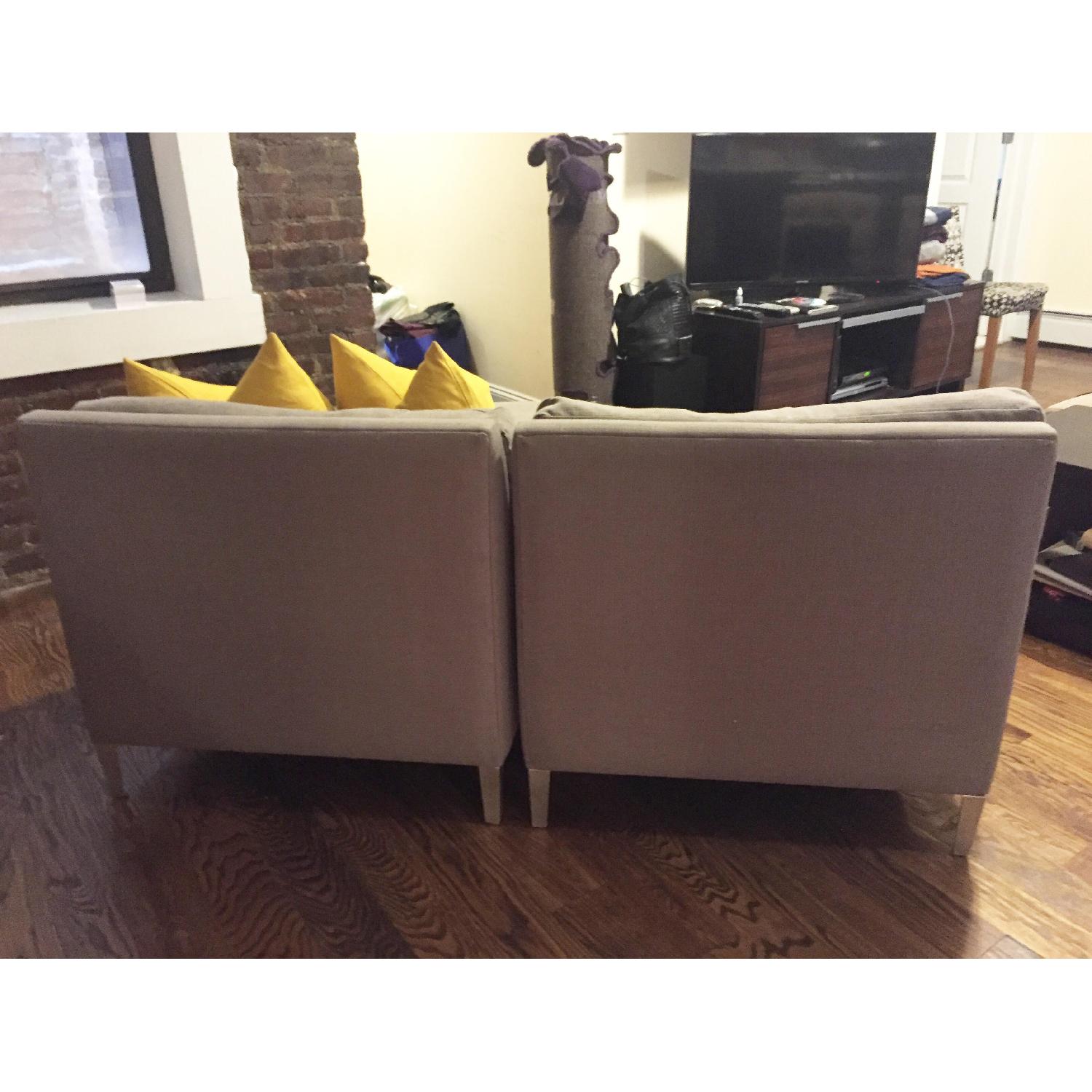 CB2 Cielo Gray 2-Piece Sectional - image-4