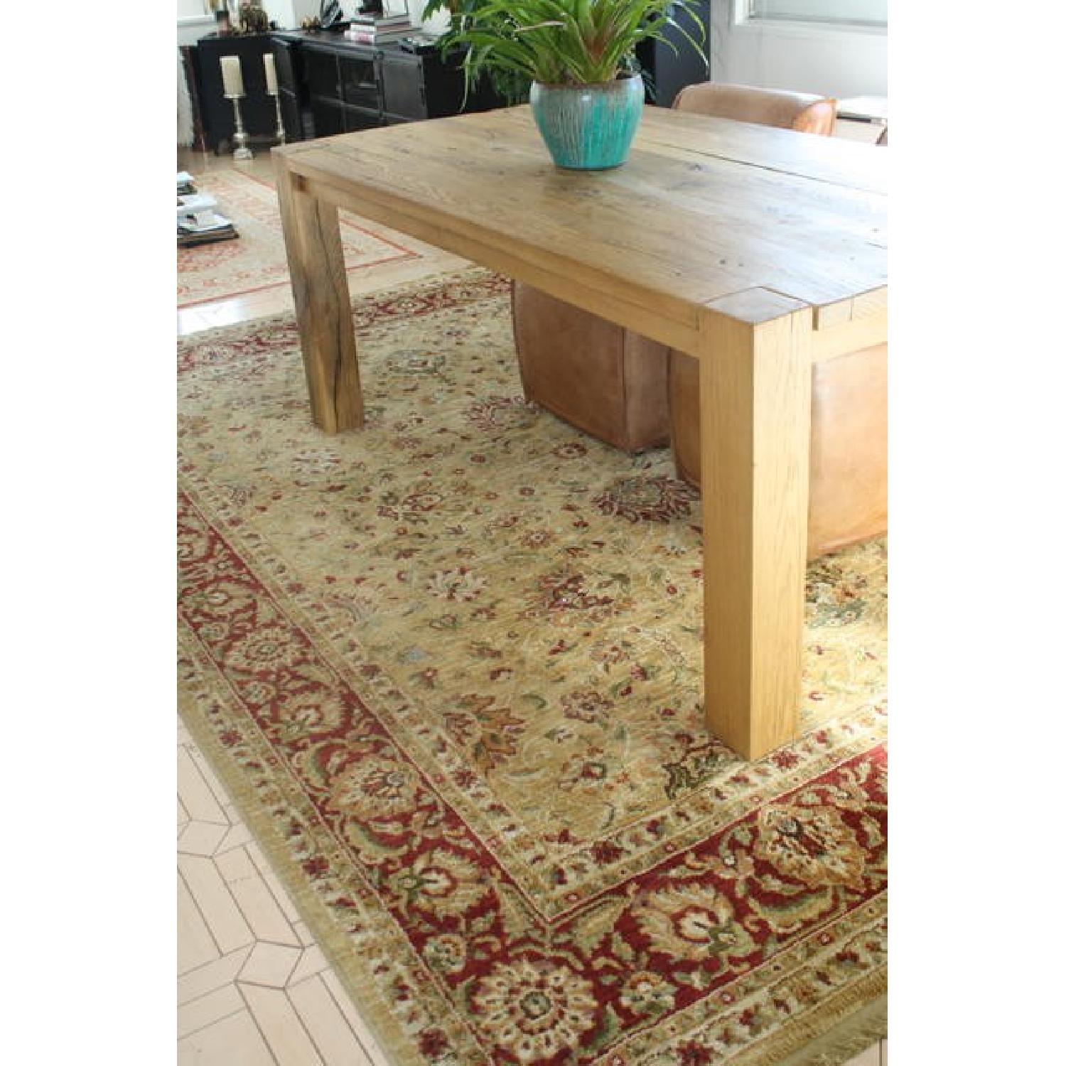 Restoration Hardware Parsons Reclaimed Russian Oak Dining Table - image-2