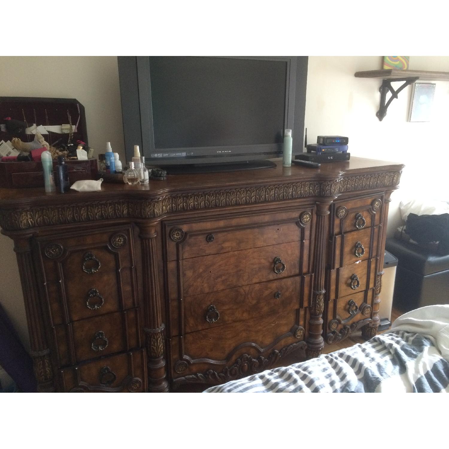 Vintage Wooden Dresser - image-1