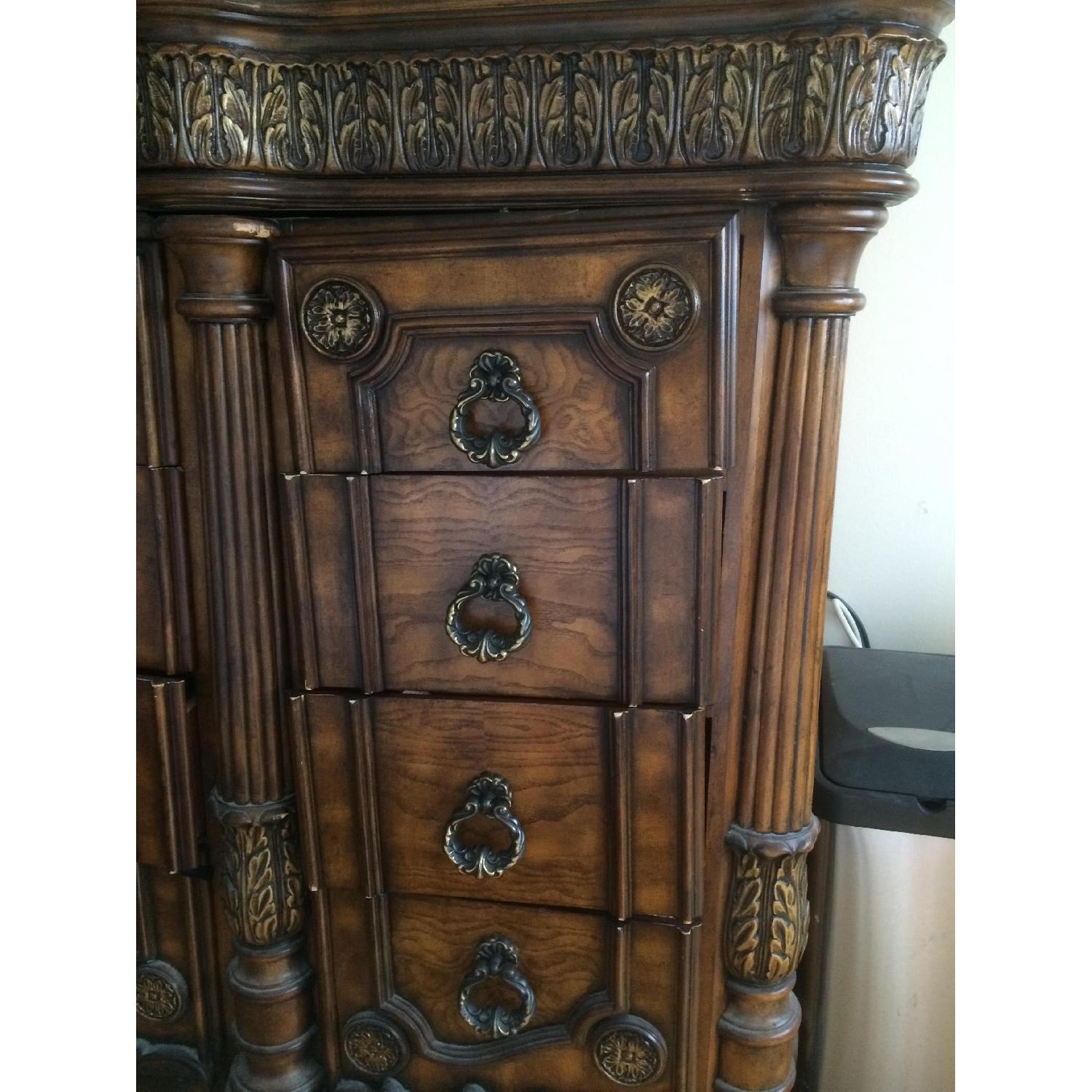 Vintage Wooden Dresser - image-2