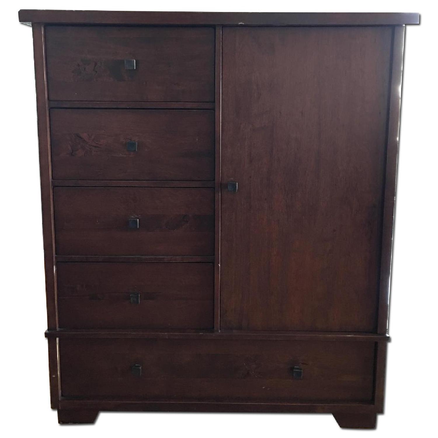 Pottery Barn Sumatra Armoire - image-0