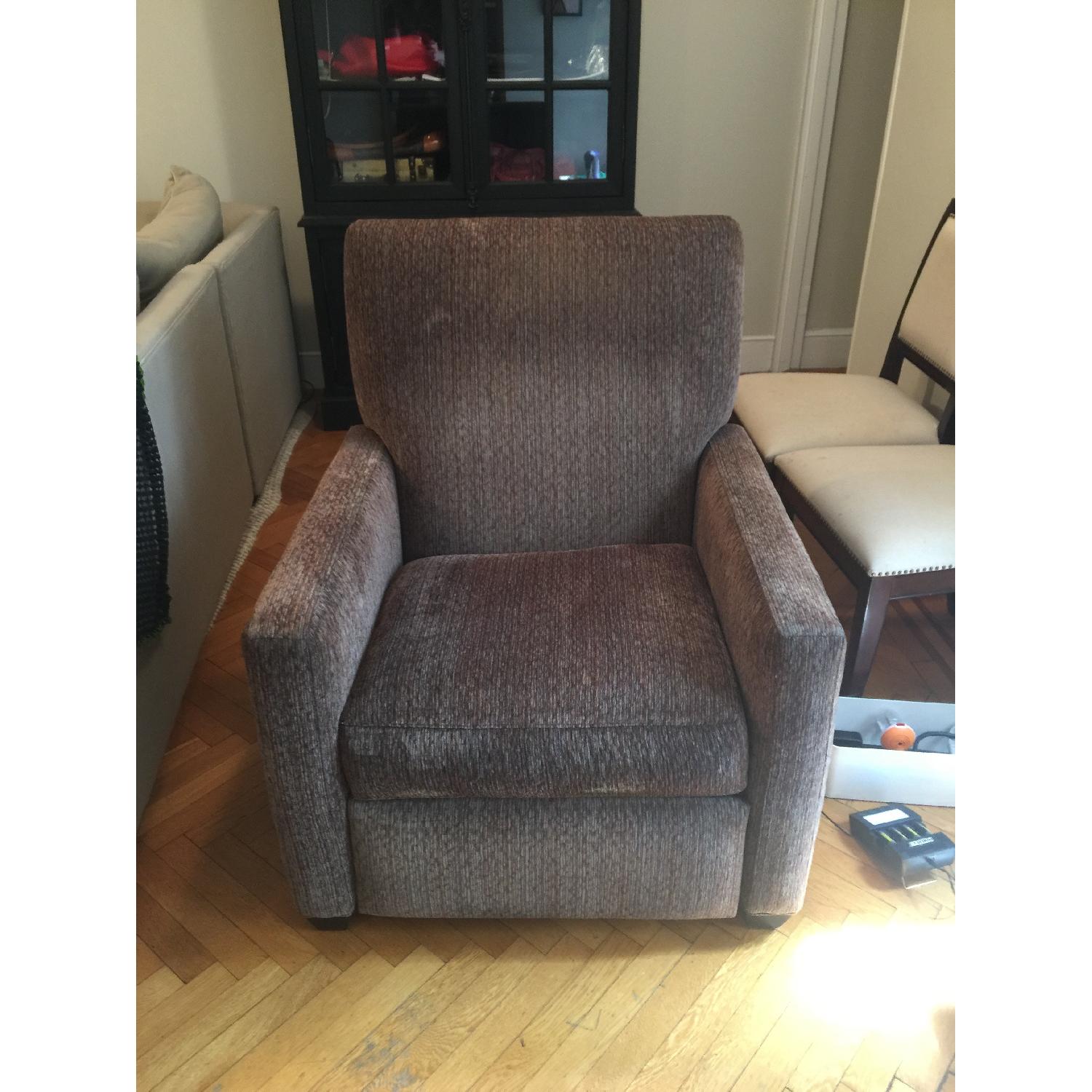 Crate & Barrel Royce Reclining Chair - image-1