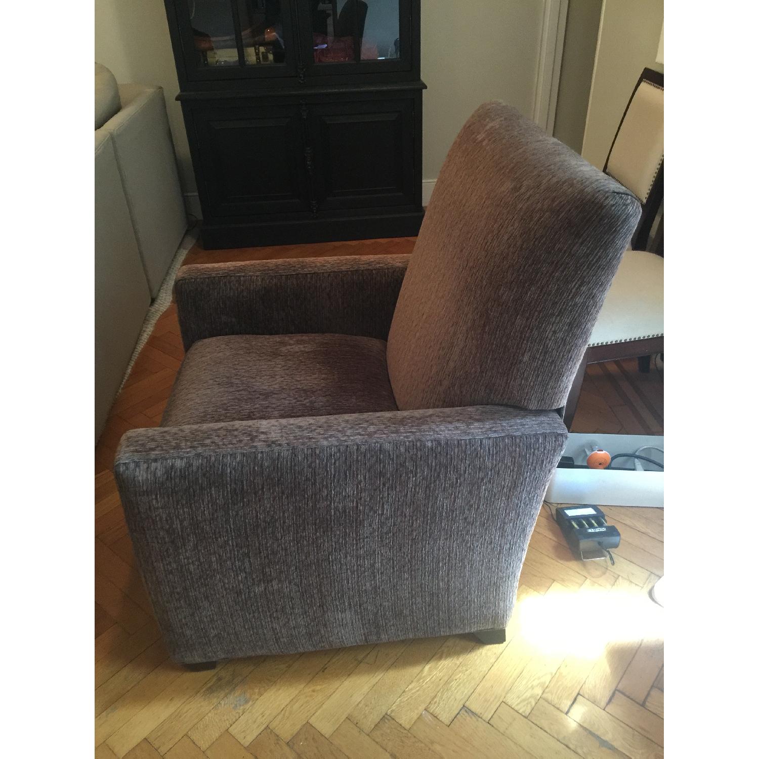 Crate & Barrel Royce Reclining Chair - image-3