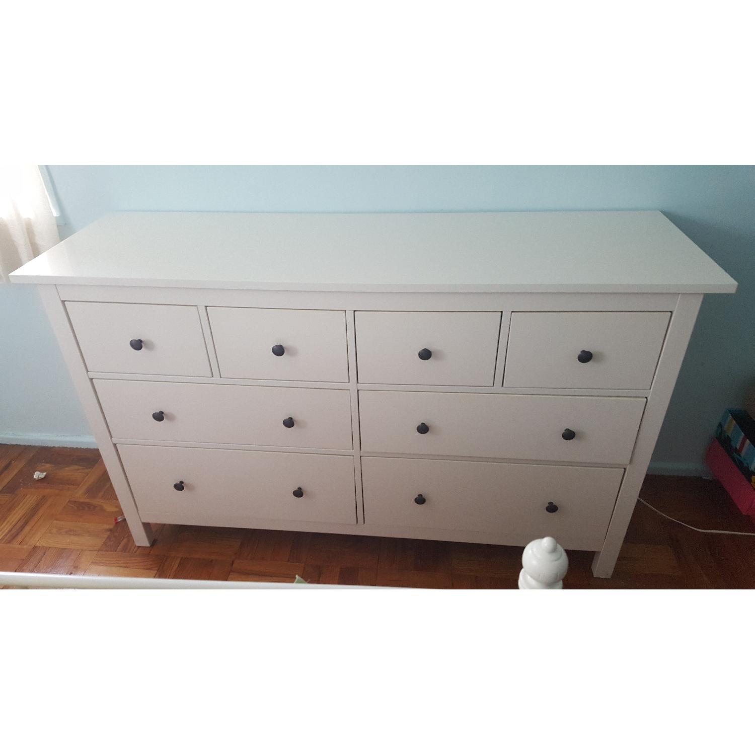 Ikea Hemnes 8 Drawer Dresser in White - image-1