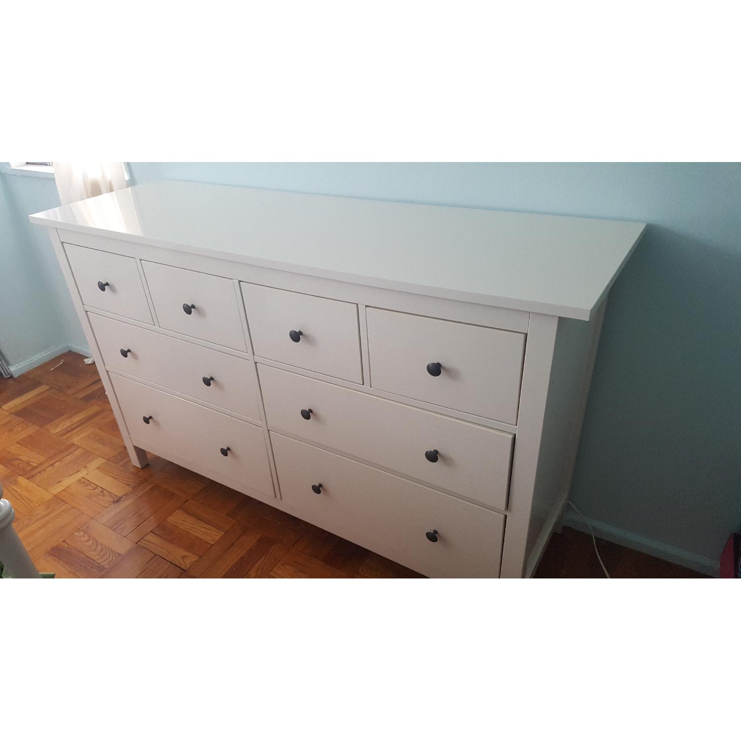 Ikea Hemnes 8 Drawer Dresser in White - image-2