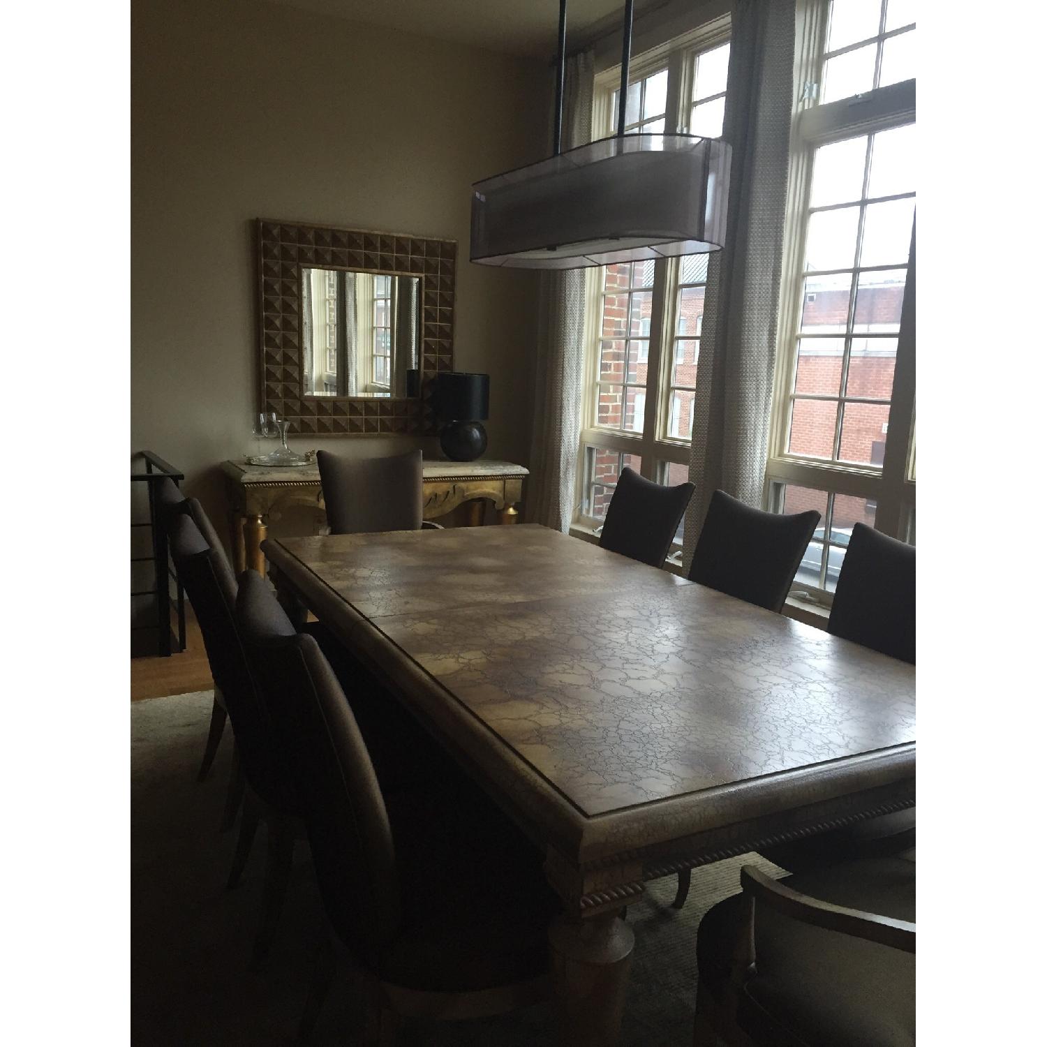 Swaim Dining Table w/ 8 Chairs - image-6