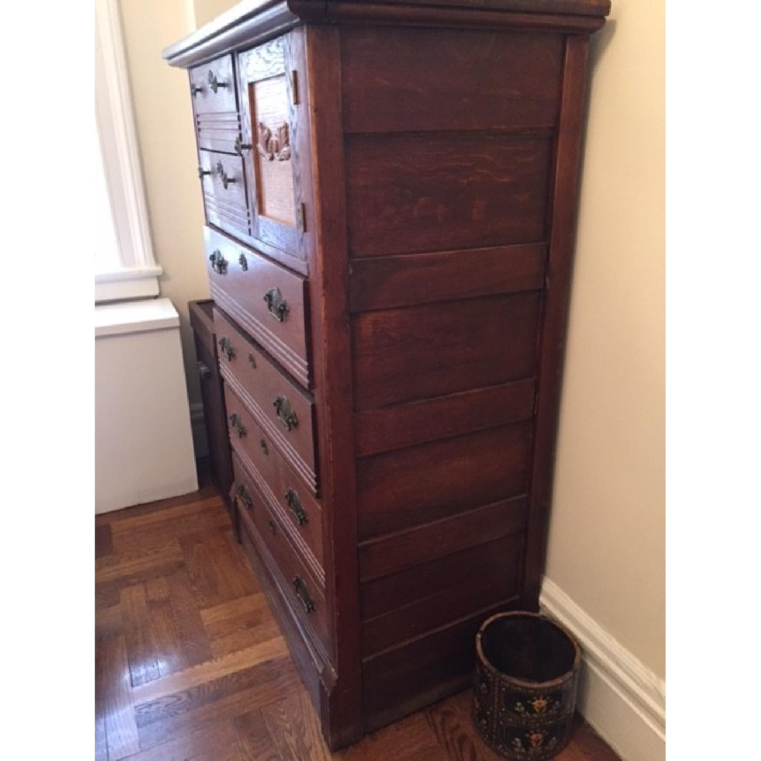 American Colonial Antique Dresser - image-1
