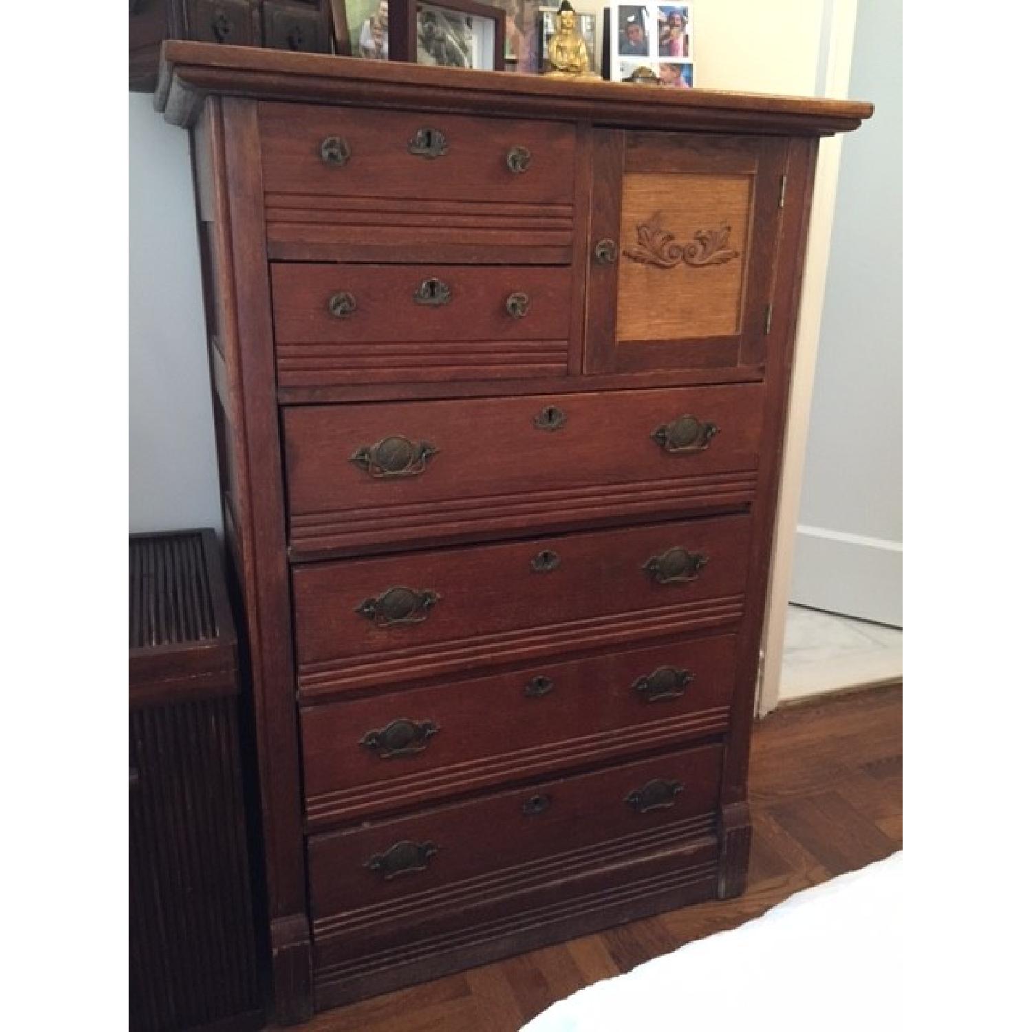 American Colonial Antique Dresser - image-2