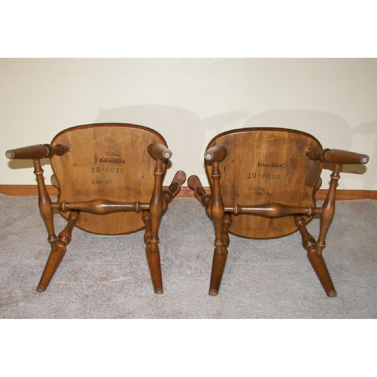 Ethan Allen Comb Back Maple Chair - 2 Available - image-5