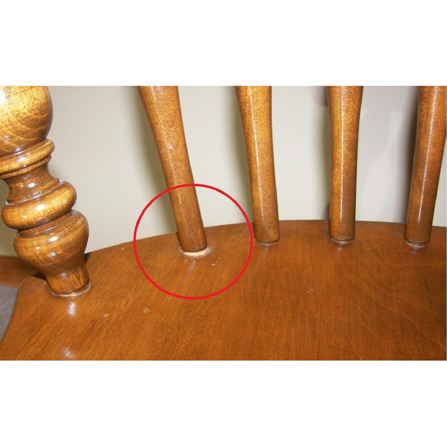 Ethan Allen Comb Back Maple Chair - 2 Available - image-8