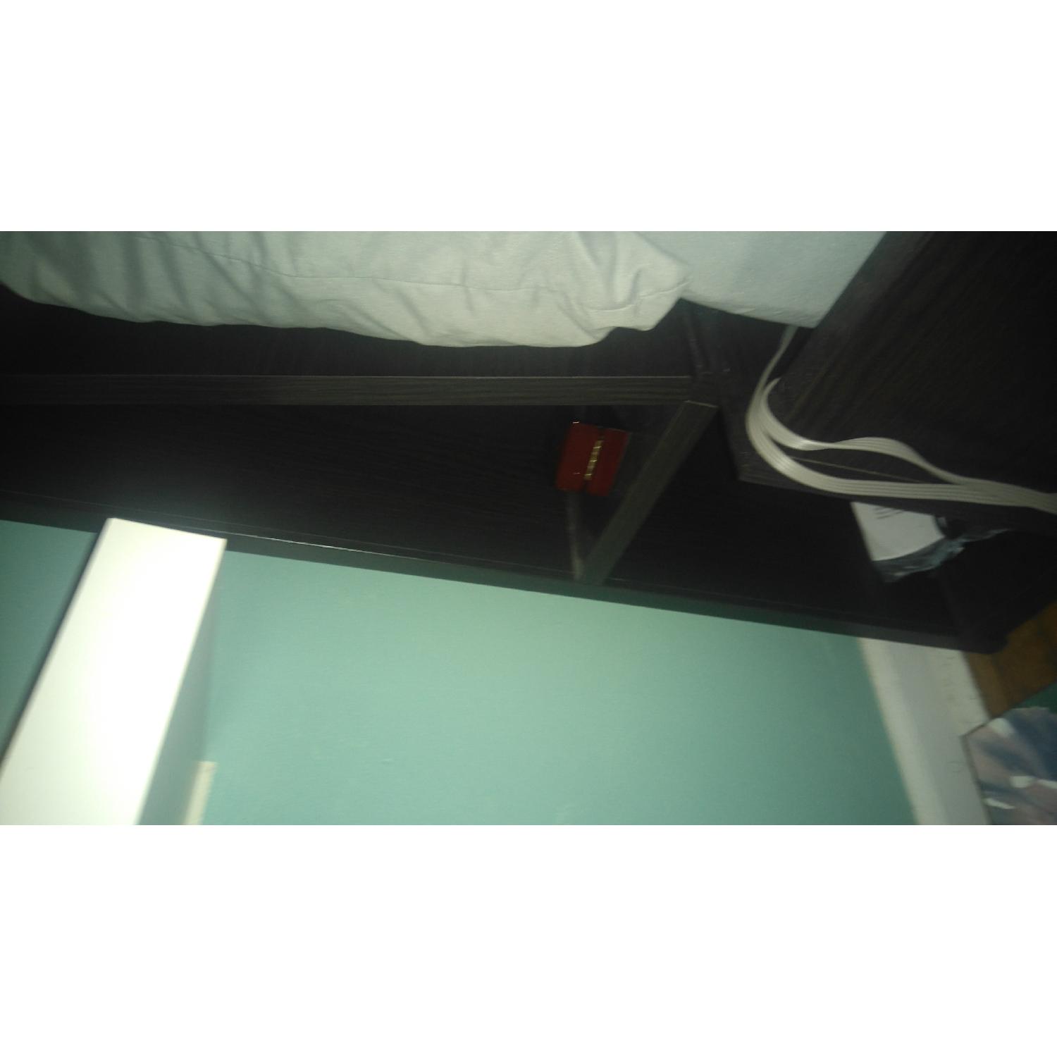 Ikea Queen Bed Frame w/ Headboard & 4 Storage Drawers - image-3