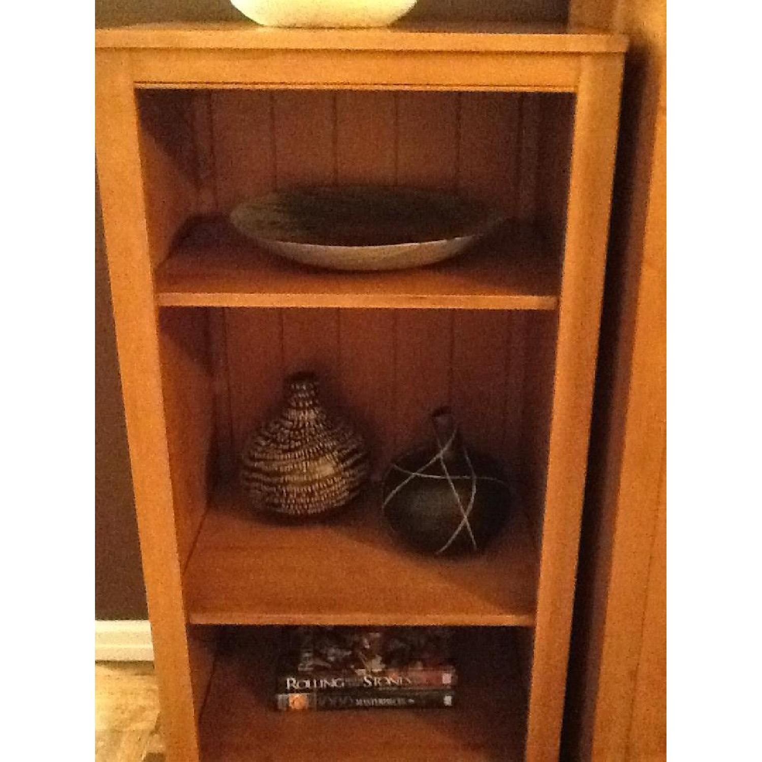 Ethan Allen Media Center w/ Side Bookcases - image-6