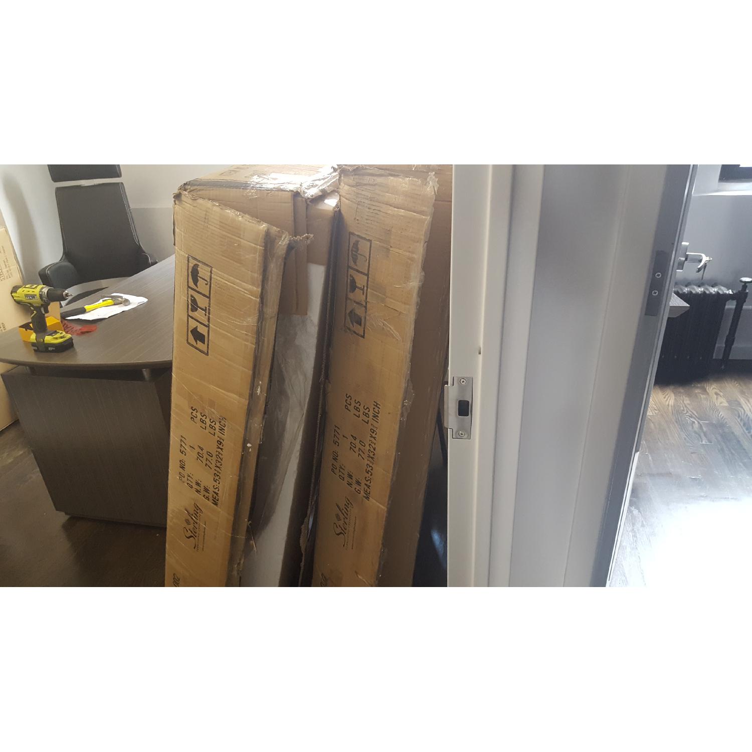 Sterling Glass & Mirror Coffee Tables - Pair - image-3