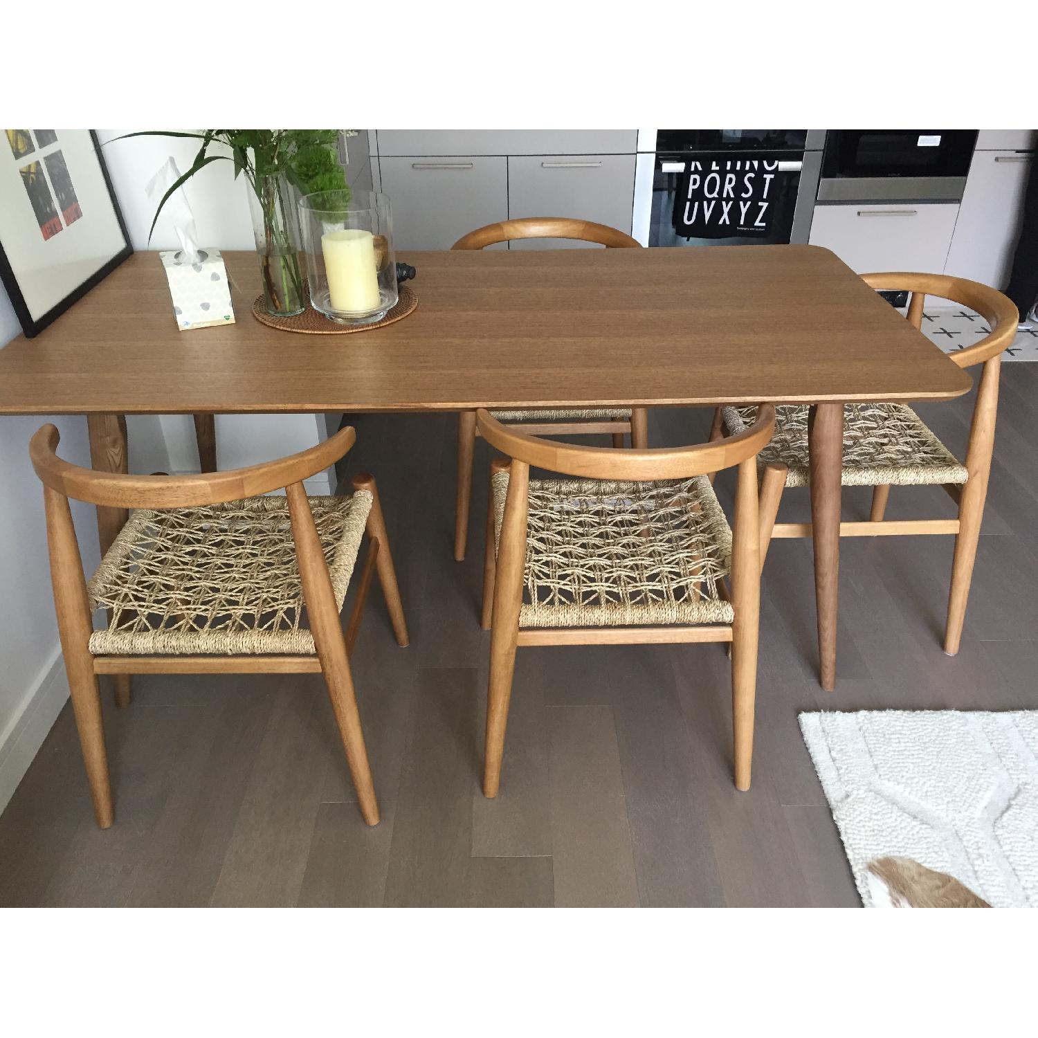 West Elm John Vogel Chairs - Set of 4 - image-3