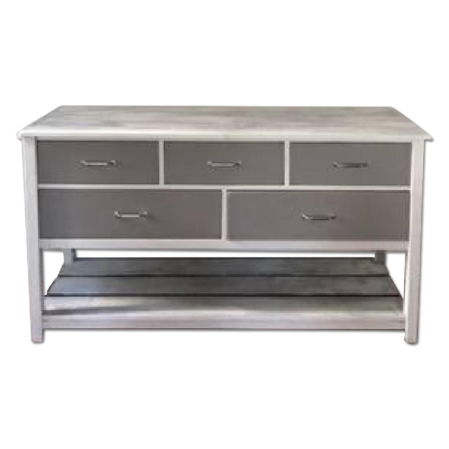 White & Gray Dining Room Sideboard - image-0