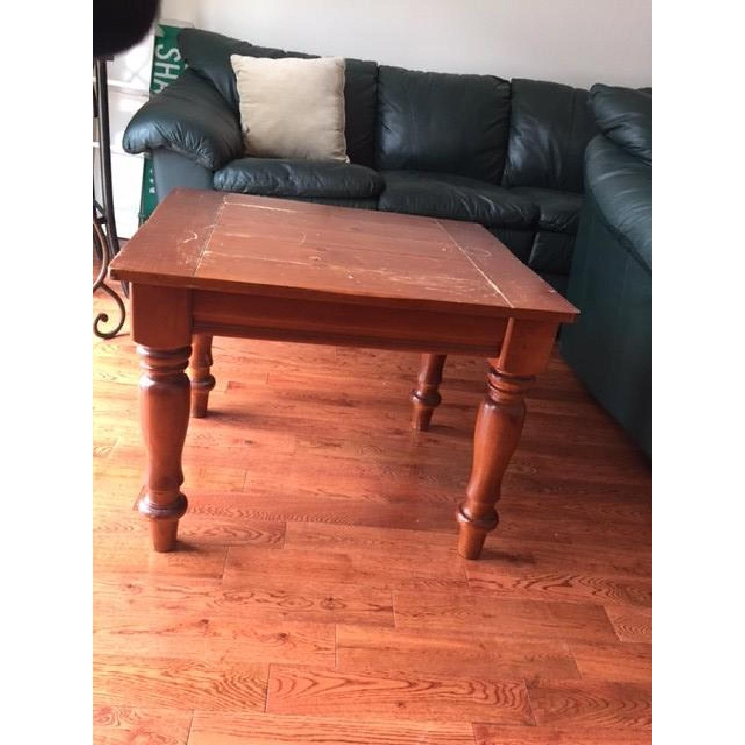 Pottery Barn Wooden Side Table - image-1