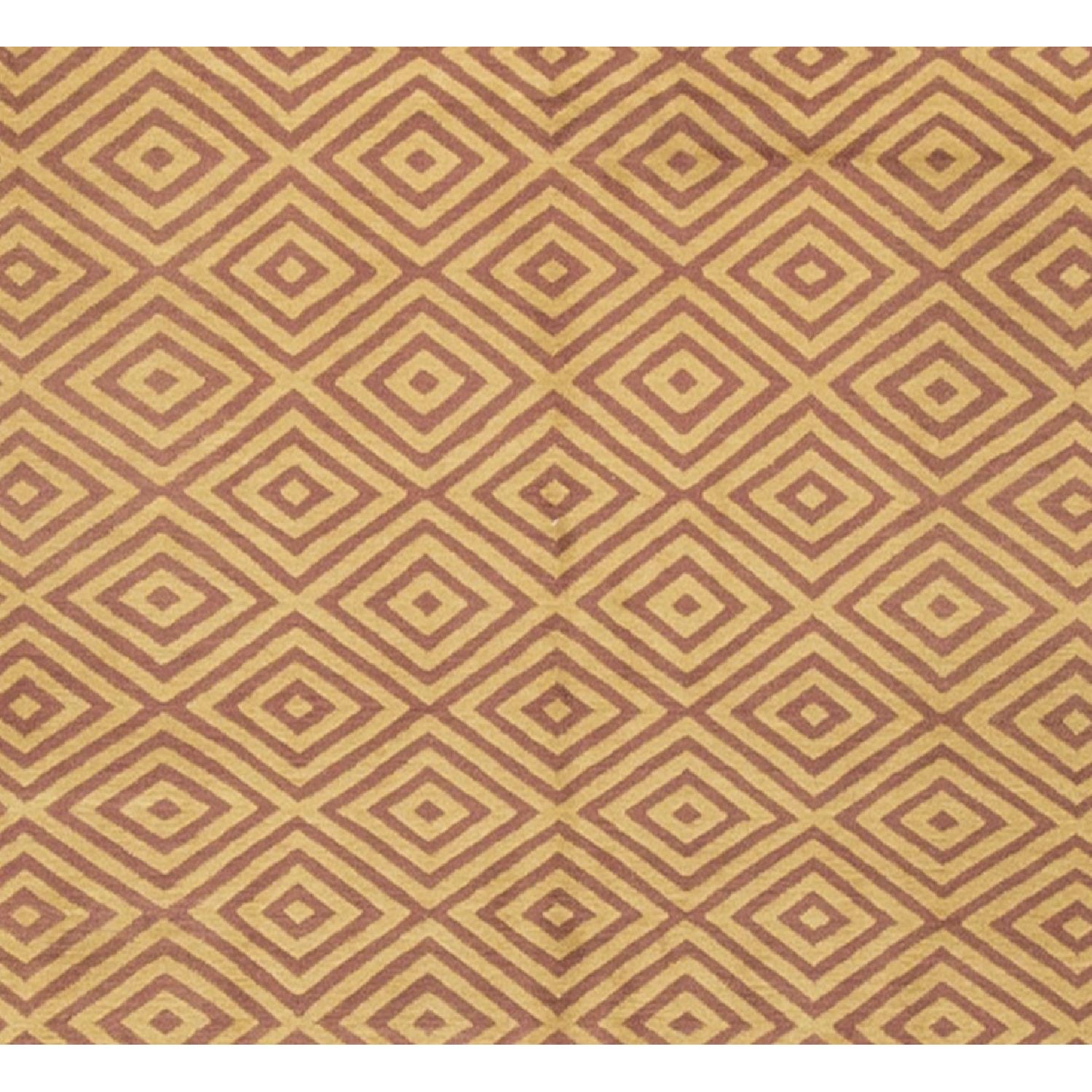 Modern Contemporary Hand Knotted Wool Rug - image-1