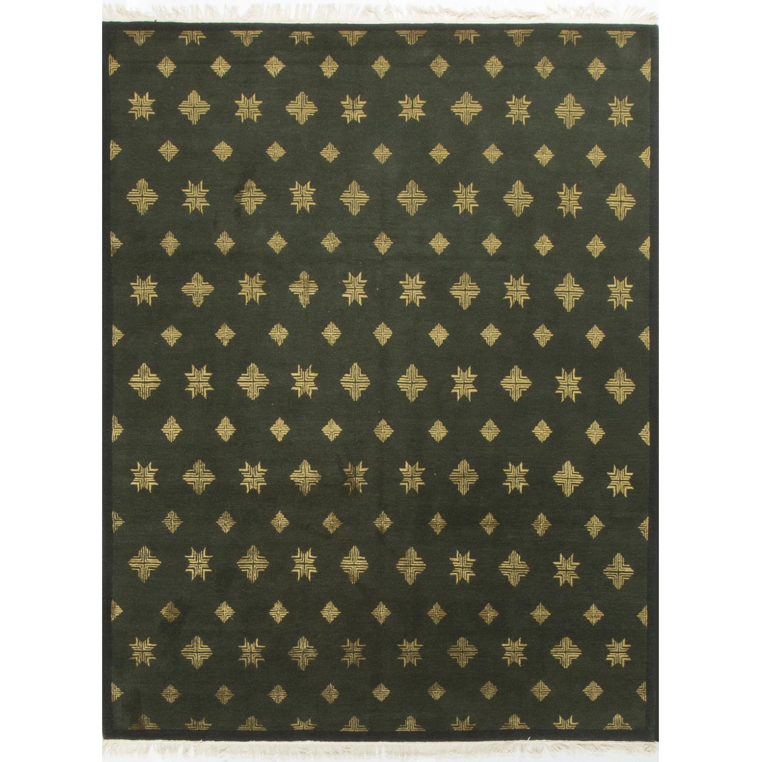 Modern Contemporary Hand Knotted Wool Rug - image-0
