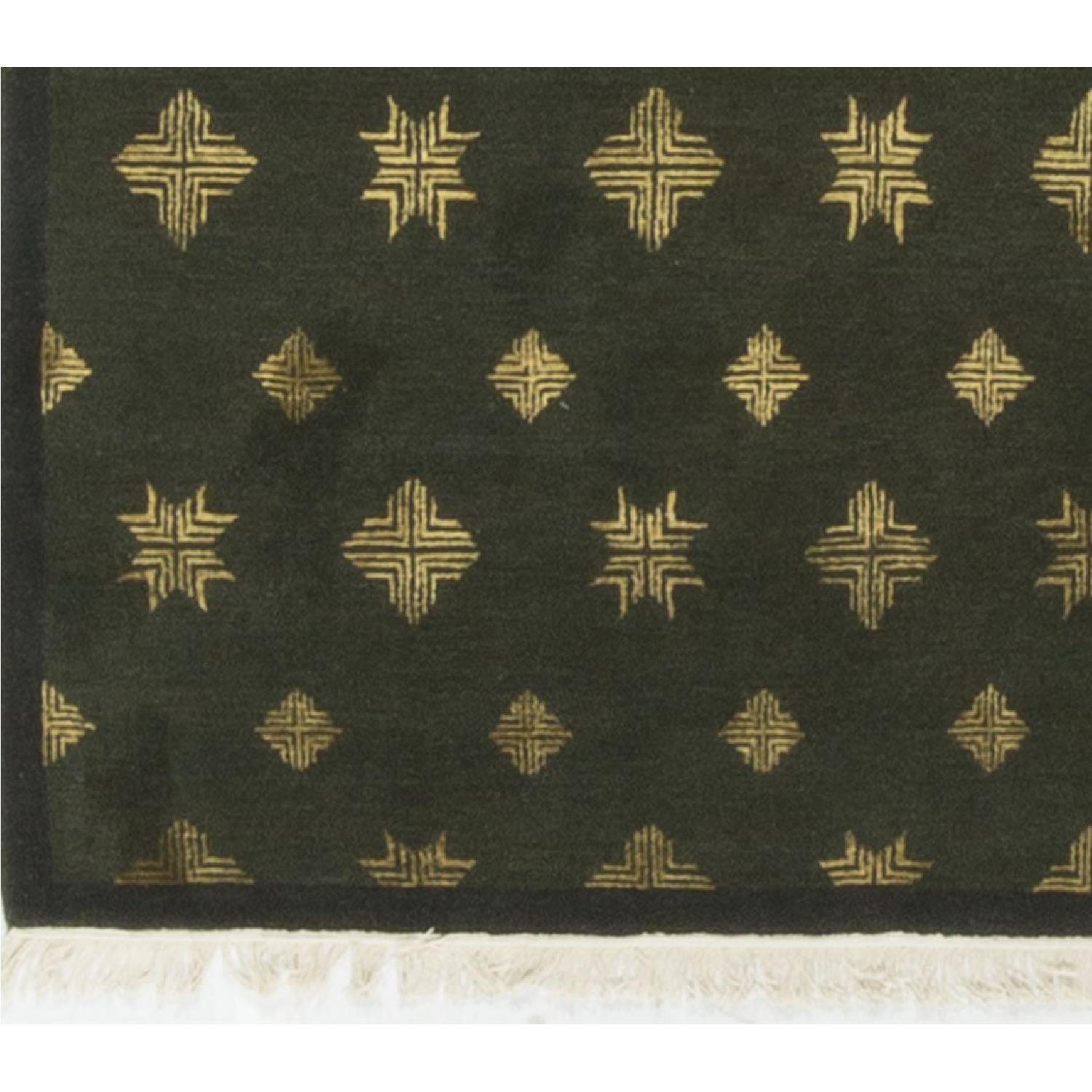 Modern Contemporary Hand Knotted Wool Rug - image-2