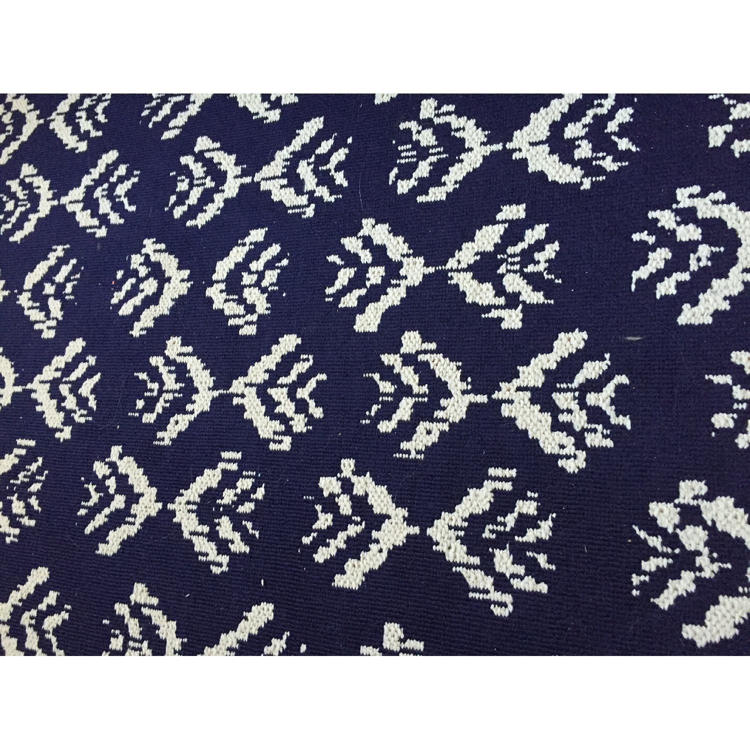 Indoor/Outdoor Navy Ikat Rug - image-2