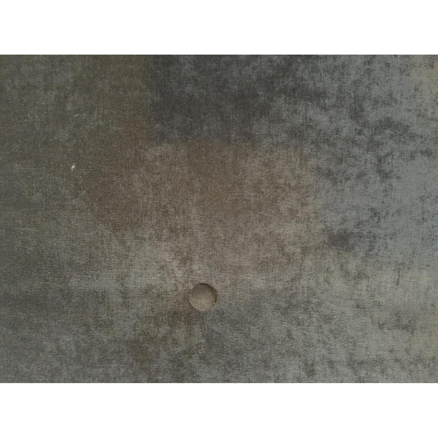 Grey Velvet Sectional Sofa - image-3