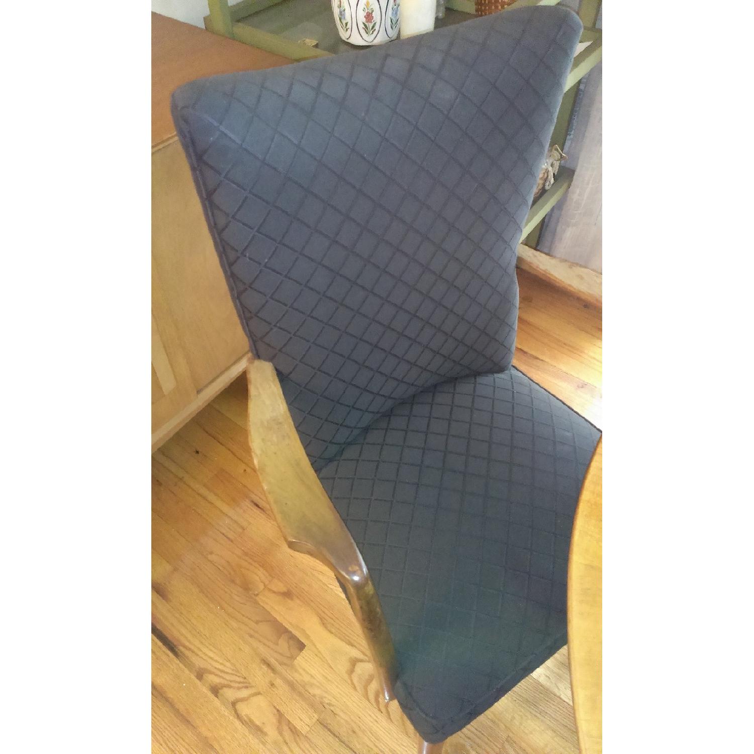 Extendable Dining Table w/ 6 Upholstered Chairs - image-2