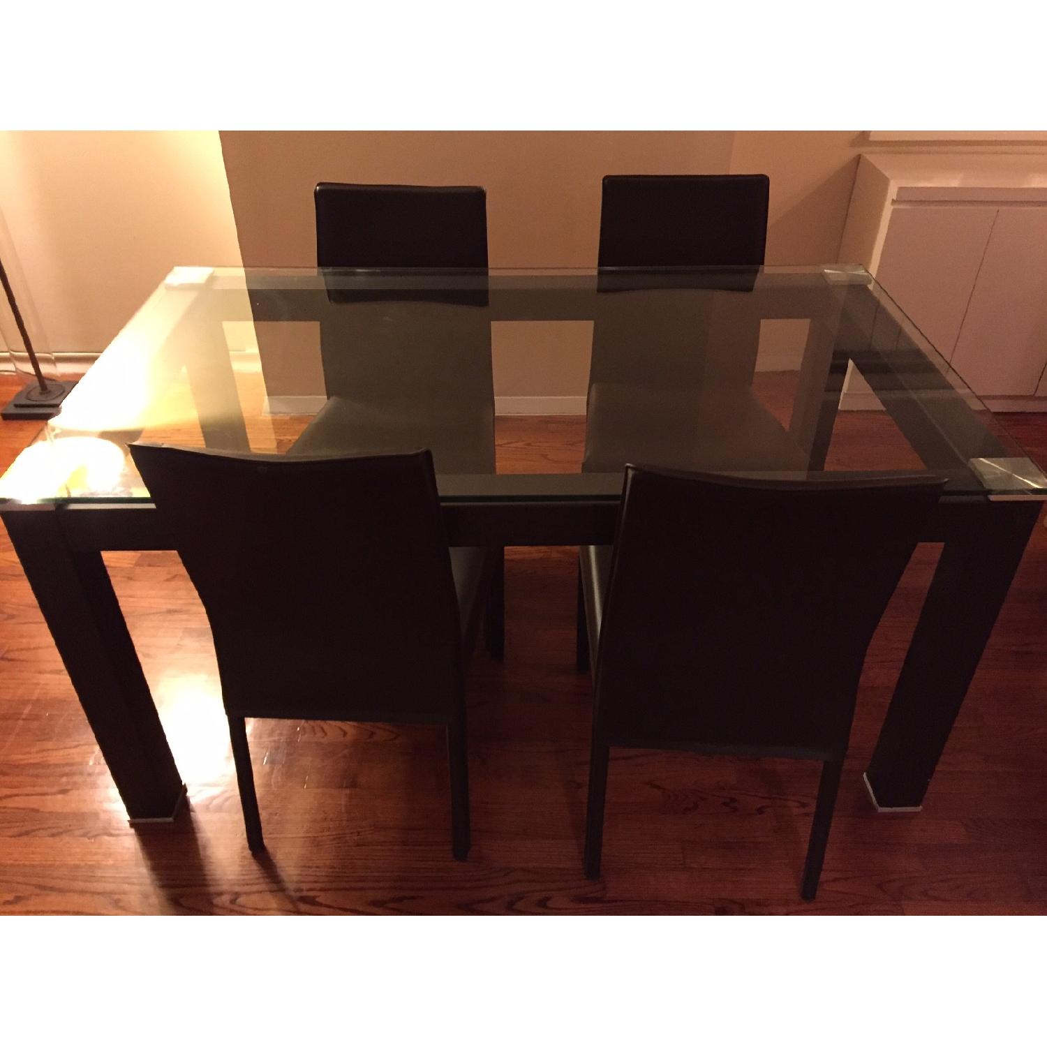 Macy's Dining Table w/ 4 Chairs - image-1
