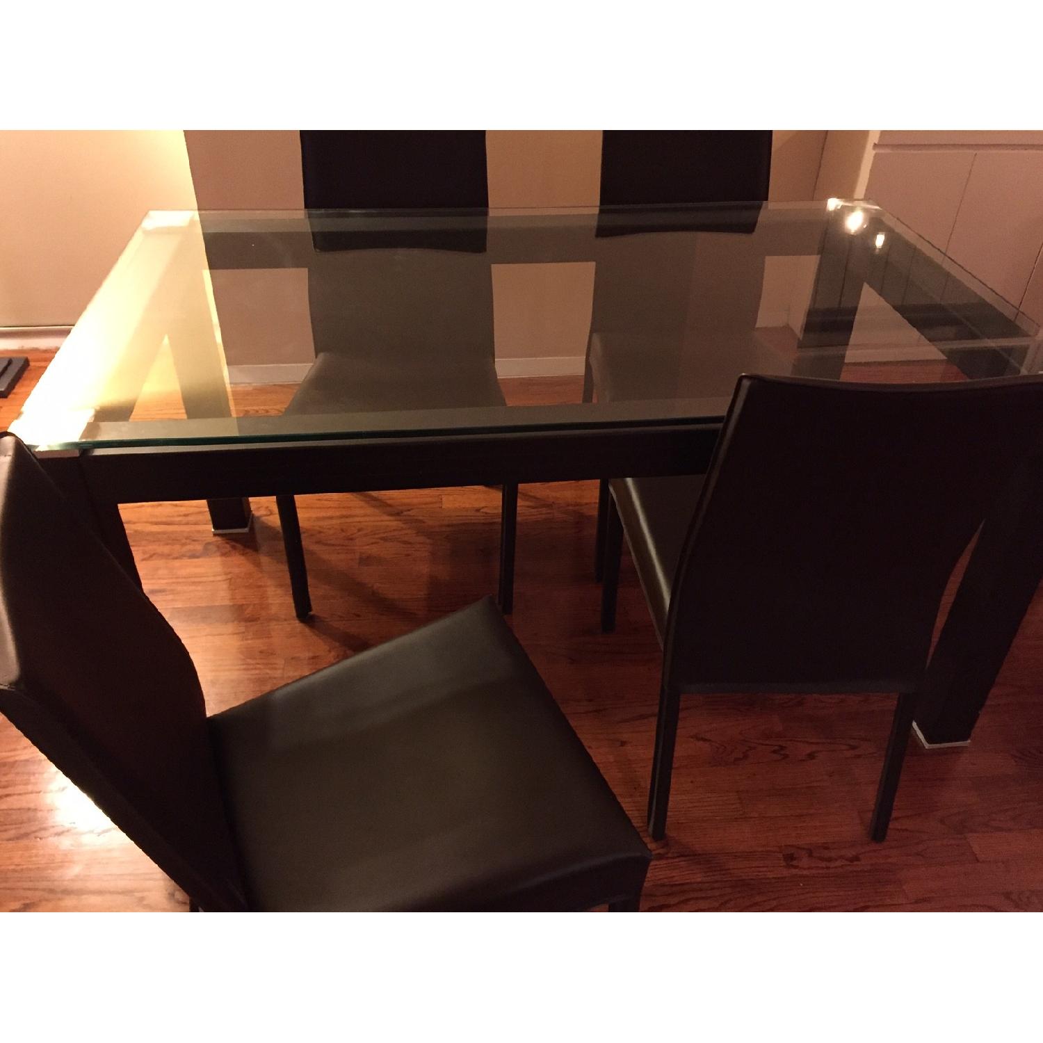 Macy's Dining Table w/ 4 Chairs - image-2
