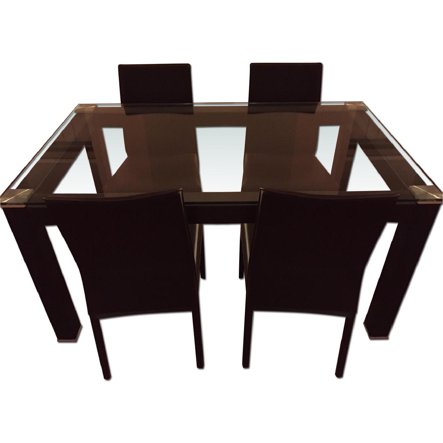 Macy's Dining Table w/ 4 Chairs AptDeco