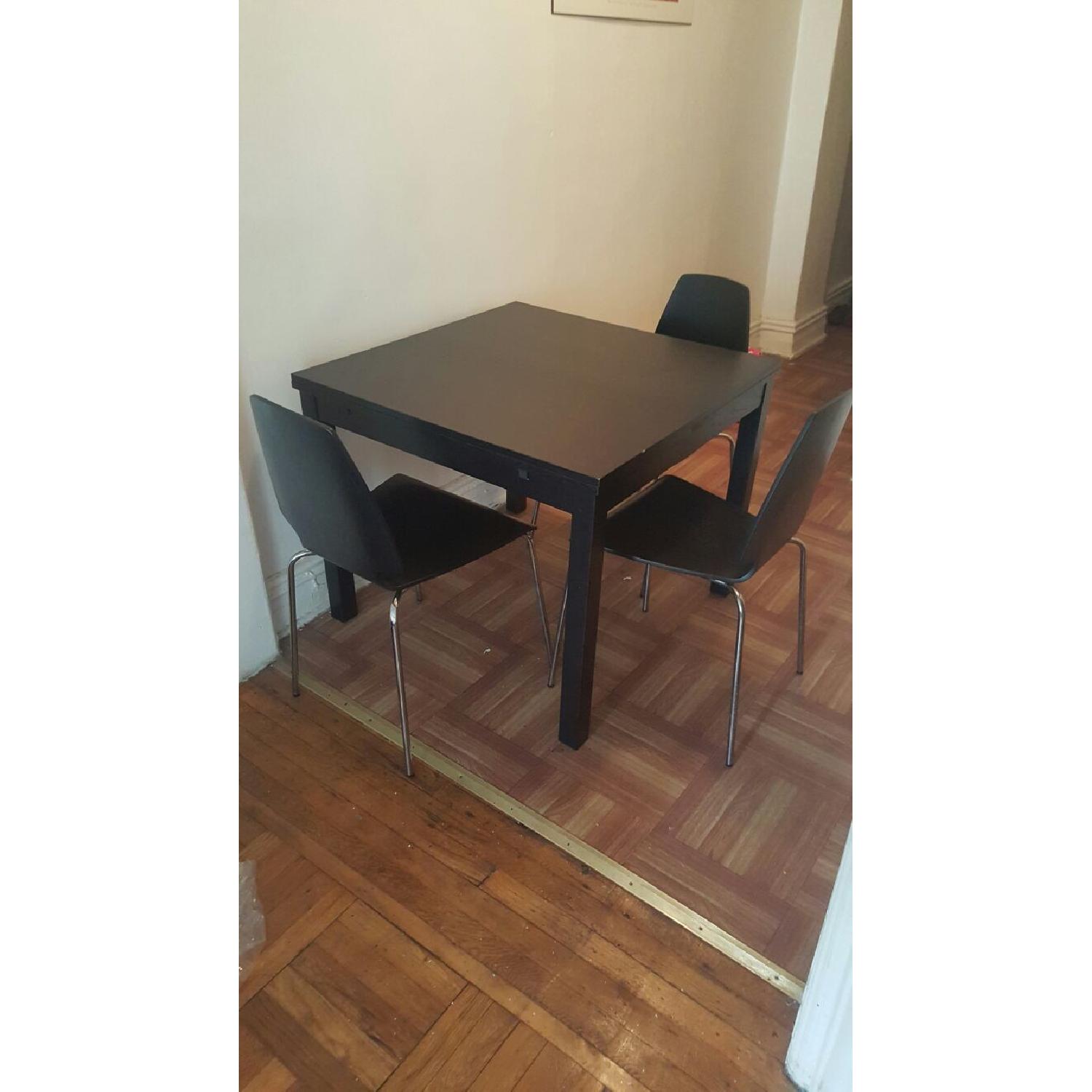 Ikea Dining Table w/ 3 Chairs - image-1