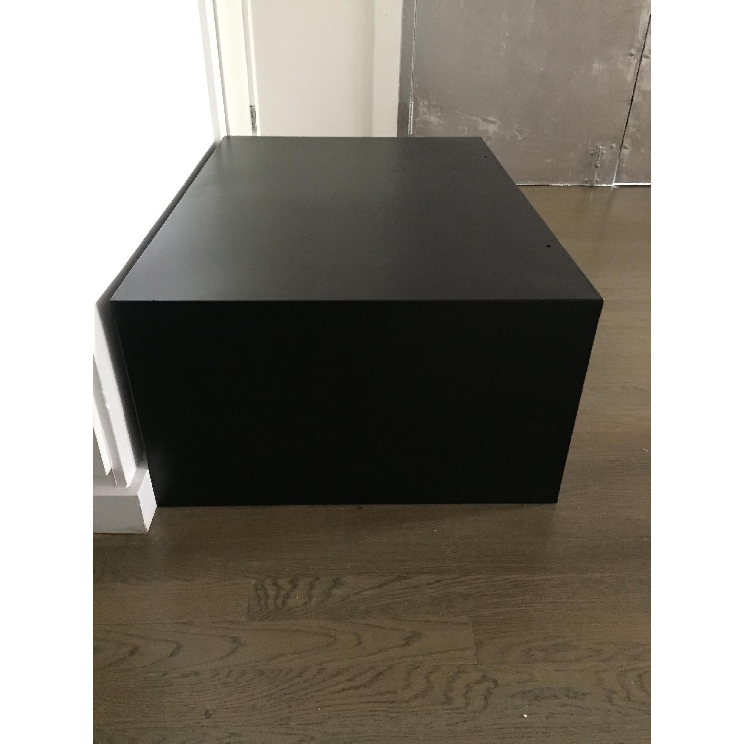 Black 5 Drawer Flat File Cabinet - image-2