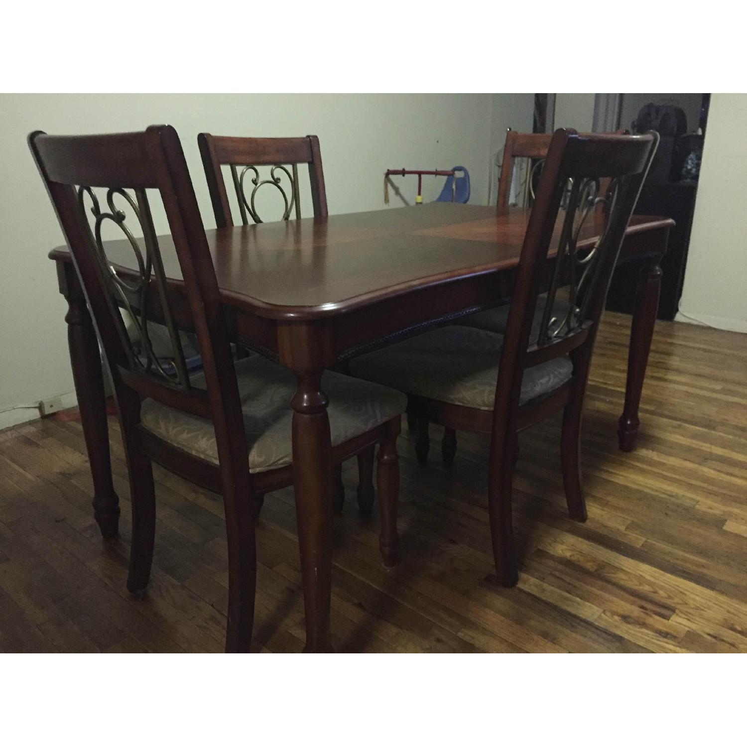5 Piece Wood Dining Set - image-1