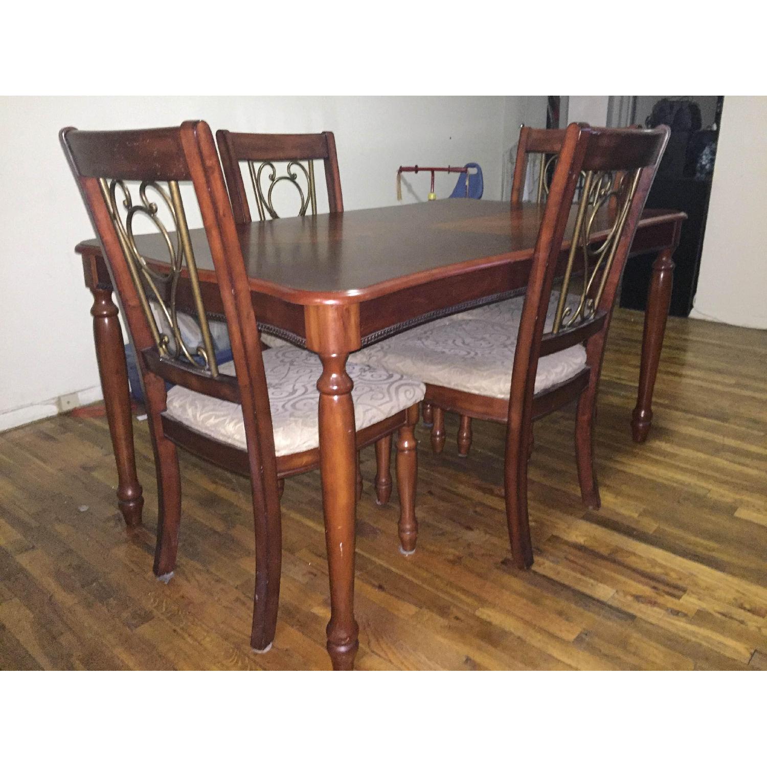 5 Piece Wood Dining Set - image-2
