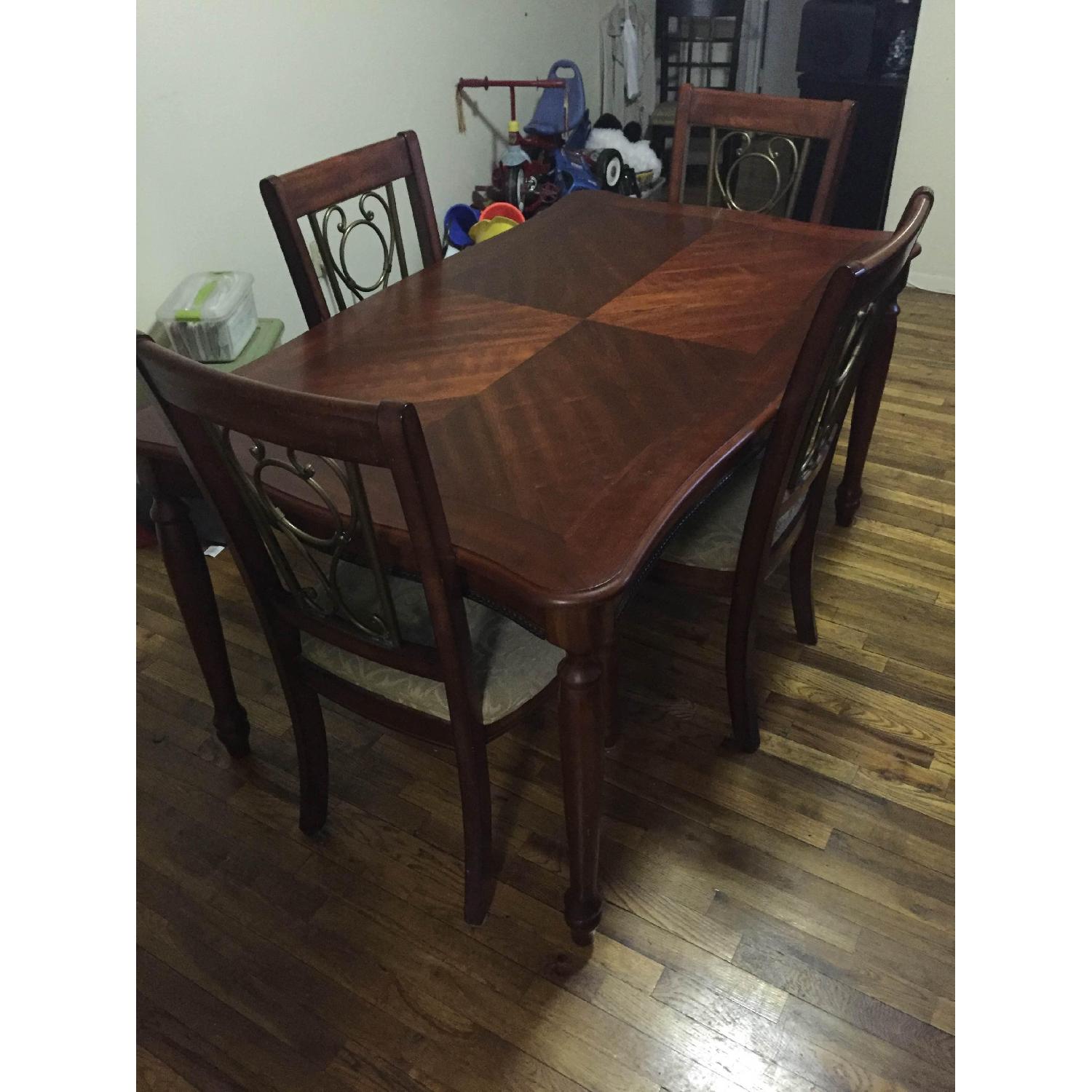 5 Piece Wood Dining Set - image-4