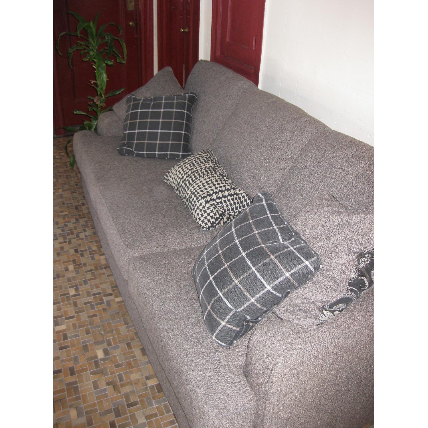Ashley's Grey Flannel Suit Sofa - image-2