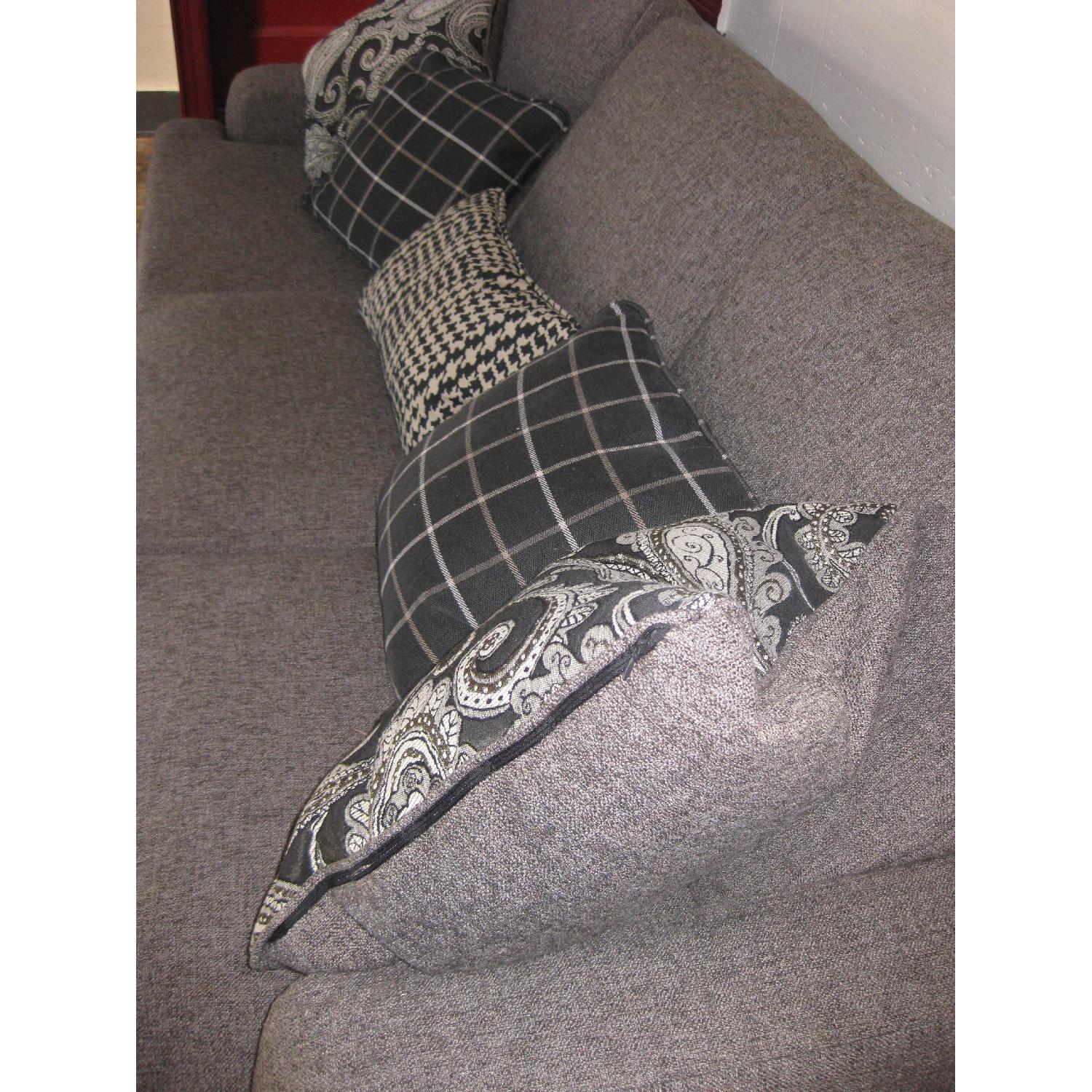 Ashley's Grey Flannel Suit Sofa - image-3