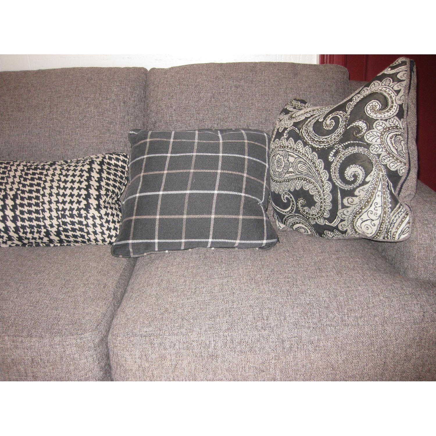 Ashley's Grey Flannel Suit Sofa - image-4