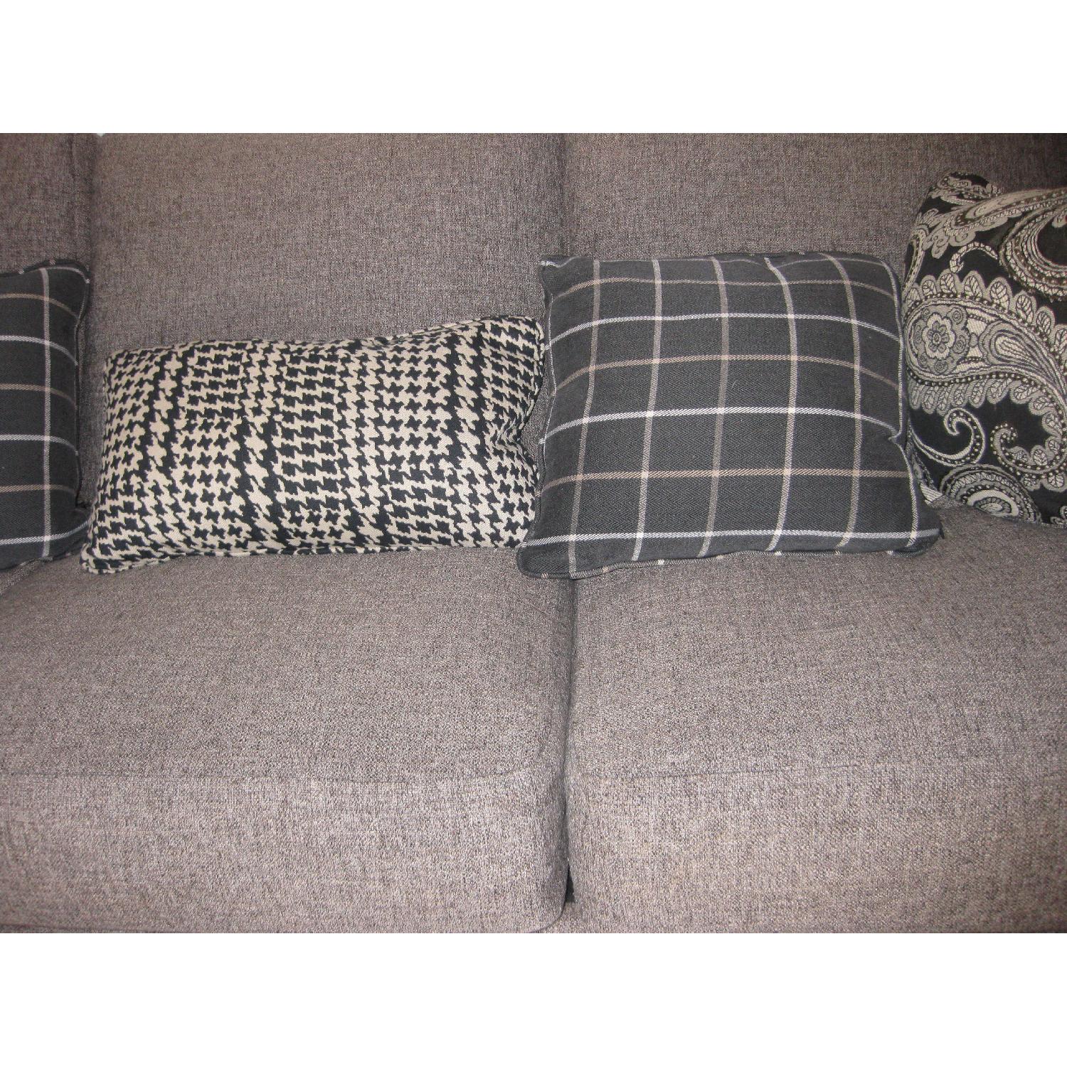Ashley's Grey Flannel Suit Sofa - image-7