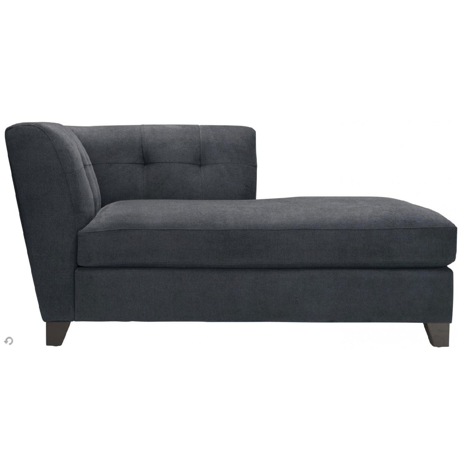 Raymour & Flanigan Jonathan Louis Right-Arm-Facing Chaise Lounge - image-3