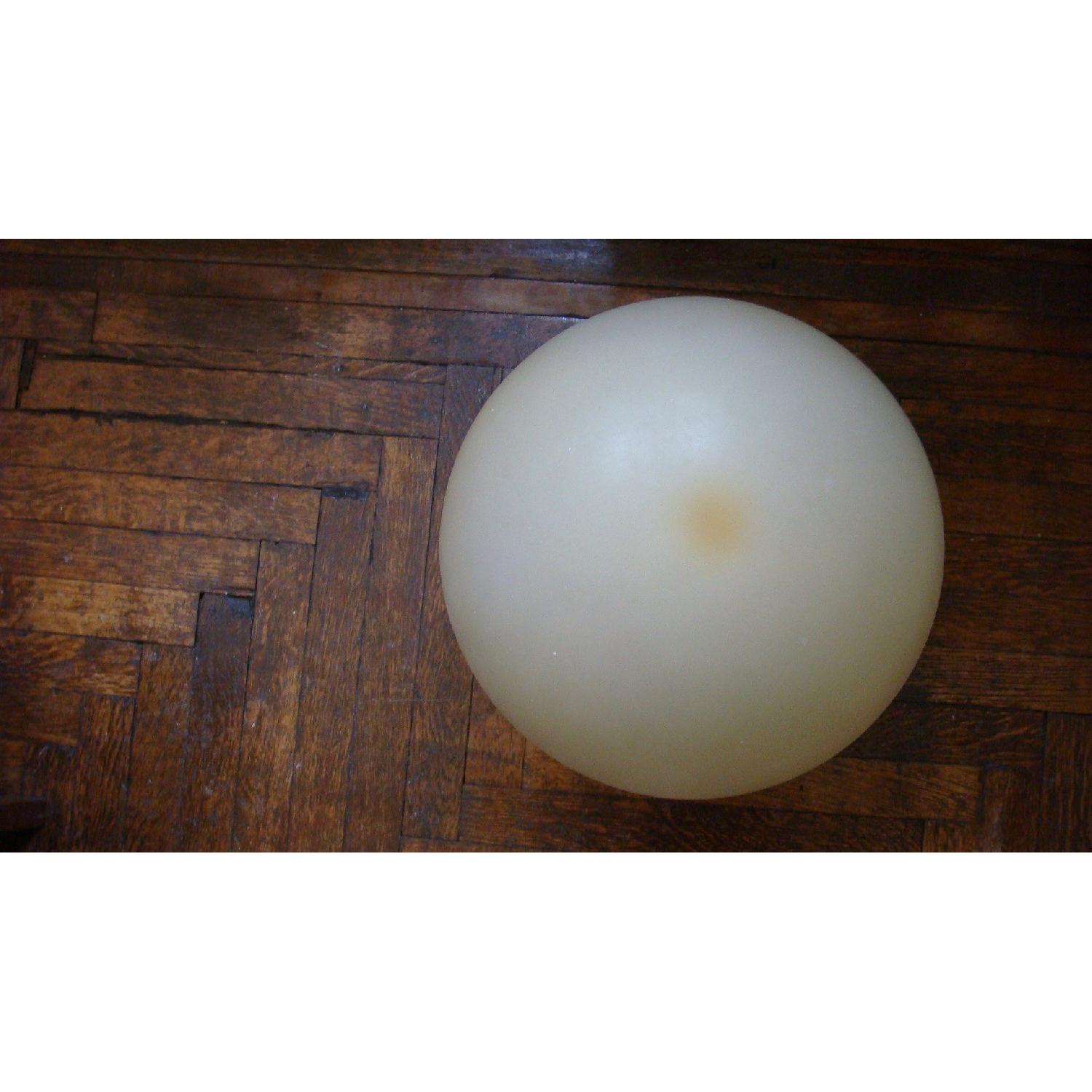 Robert Sonneman Vintage 1970's Polypropylene Globe Floor Lam - image-7