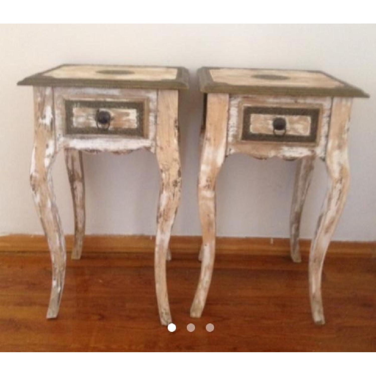 Indian Side Tables - Pair - image-1