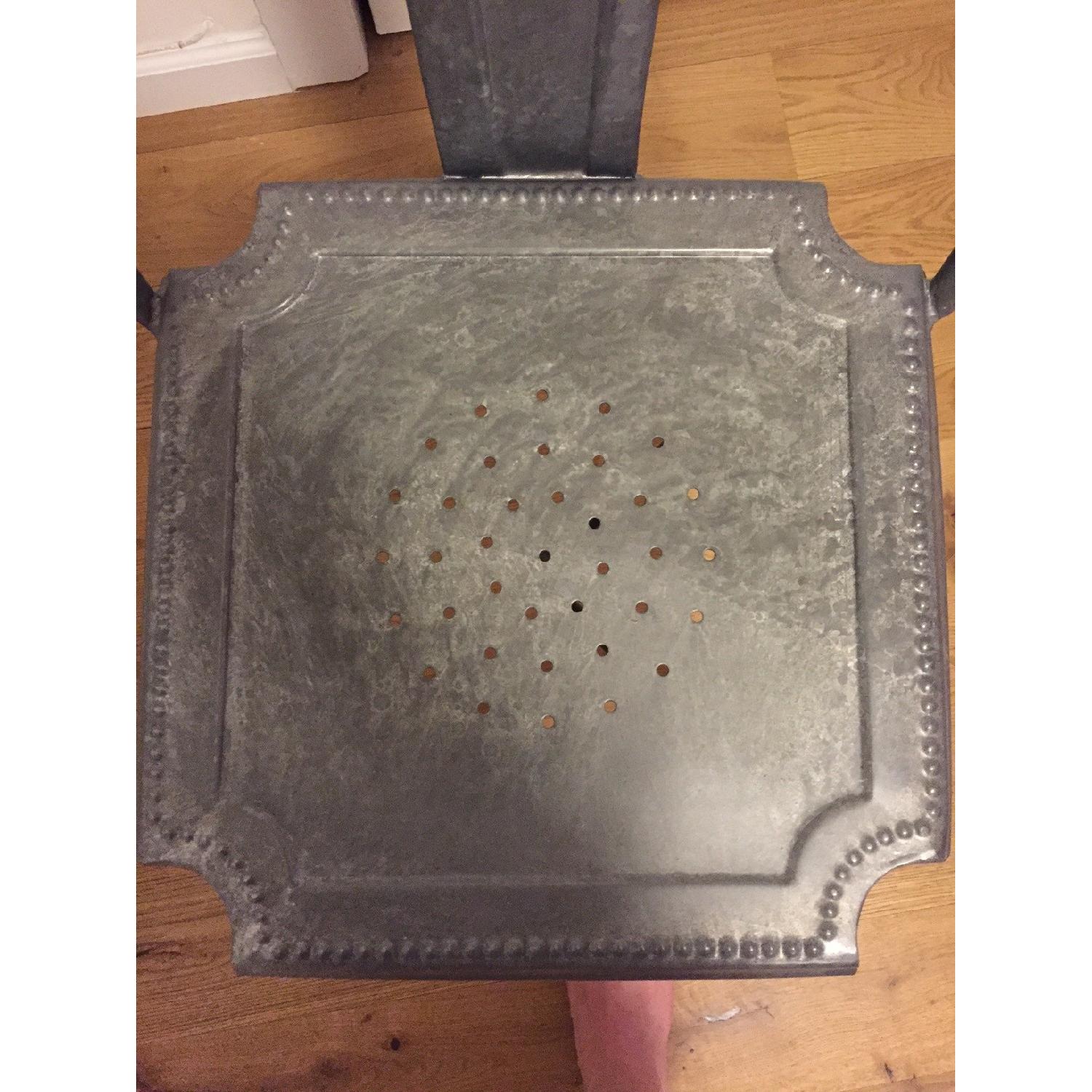 Crate & Barrel Lyle Metal Dining Chair - 2 Available - image-2