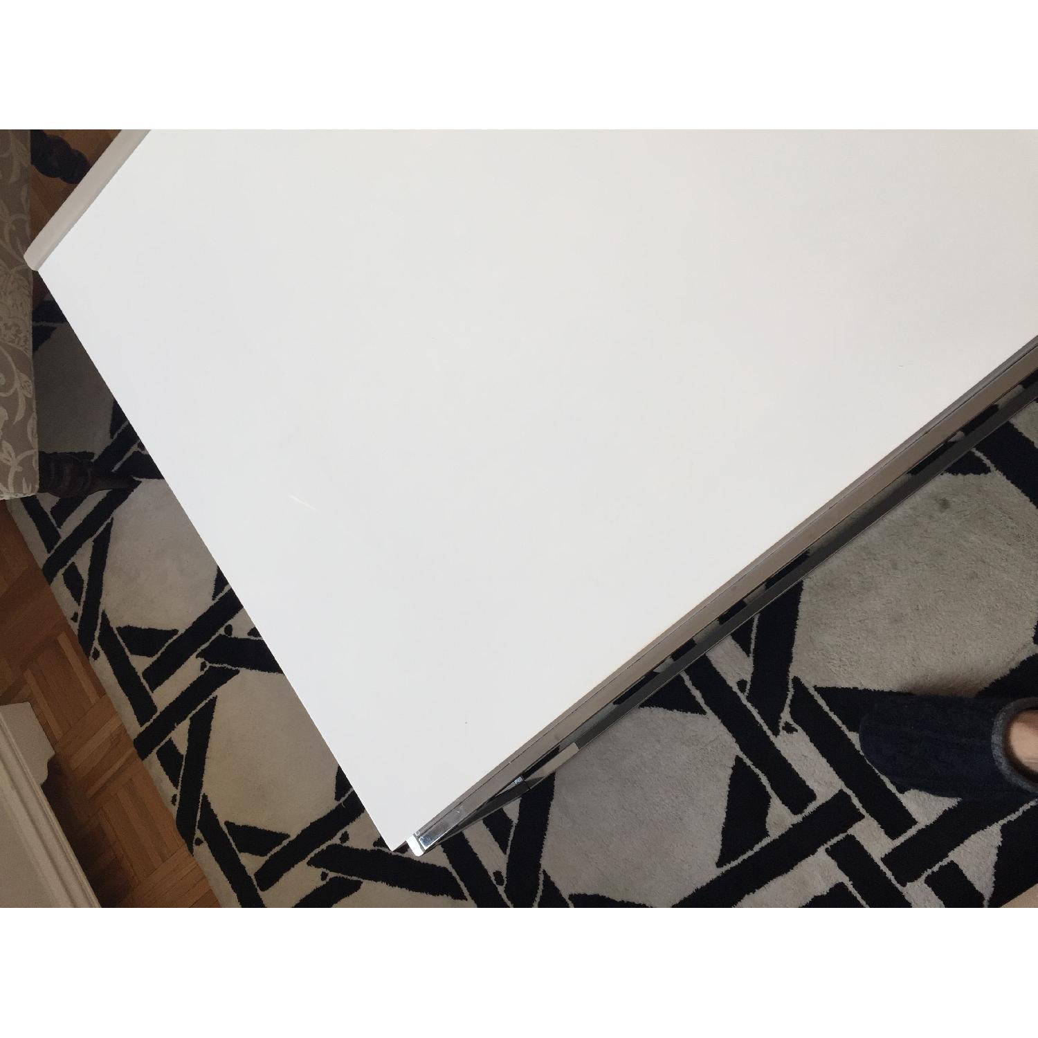 Modern White Coffee Table - image-1