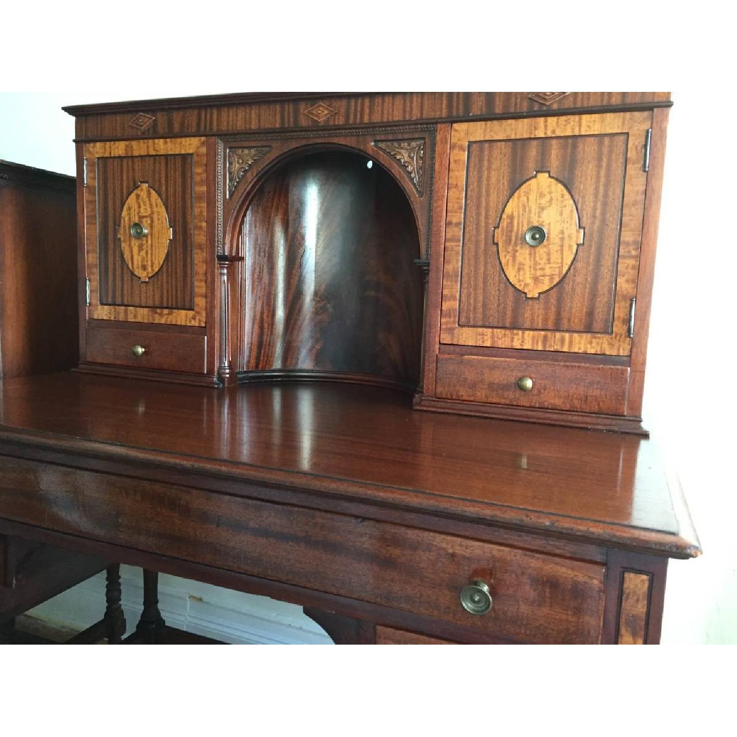Antique Desk w/ Carved Detail - image-1