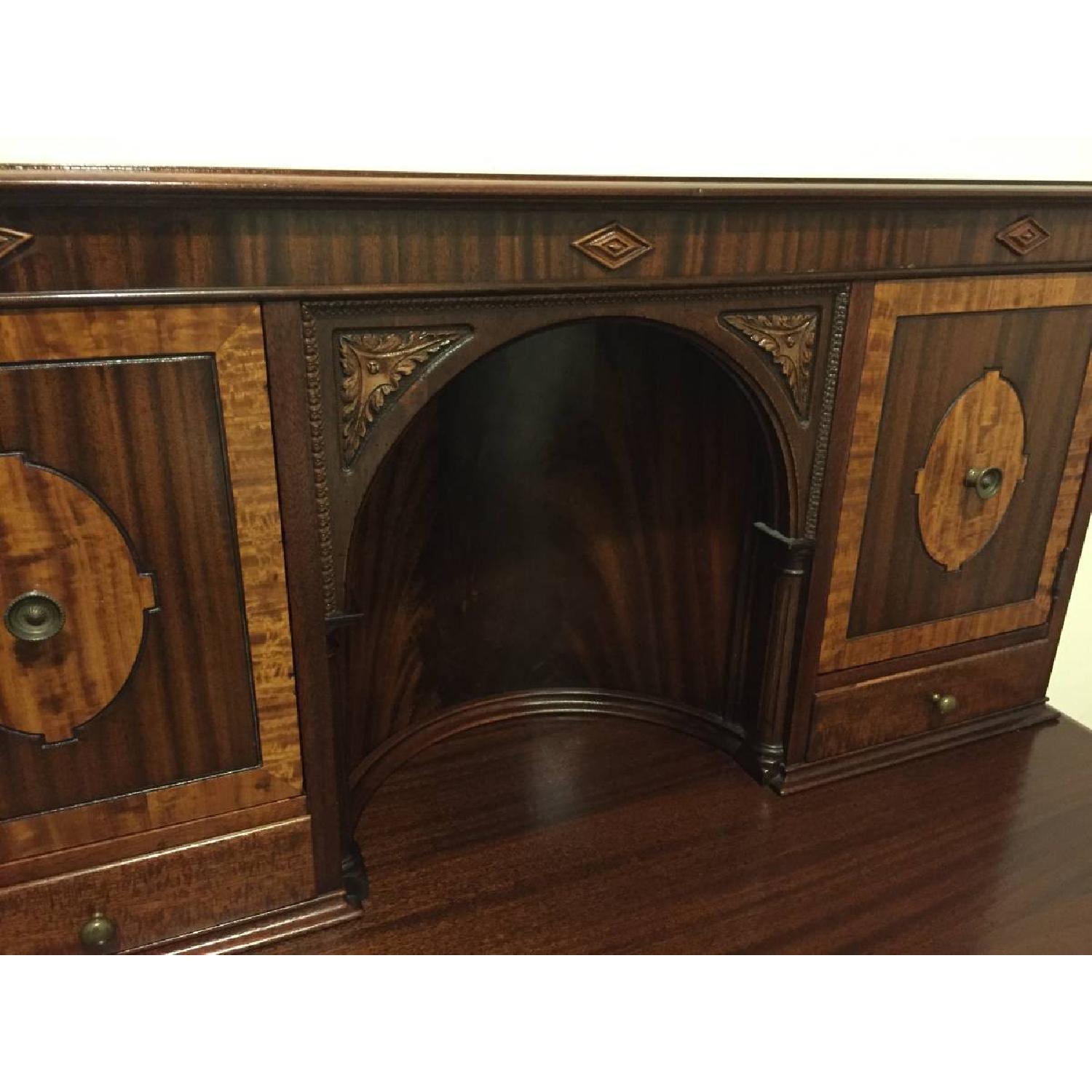 Antique Desk w/ Carved Detail - image-2