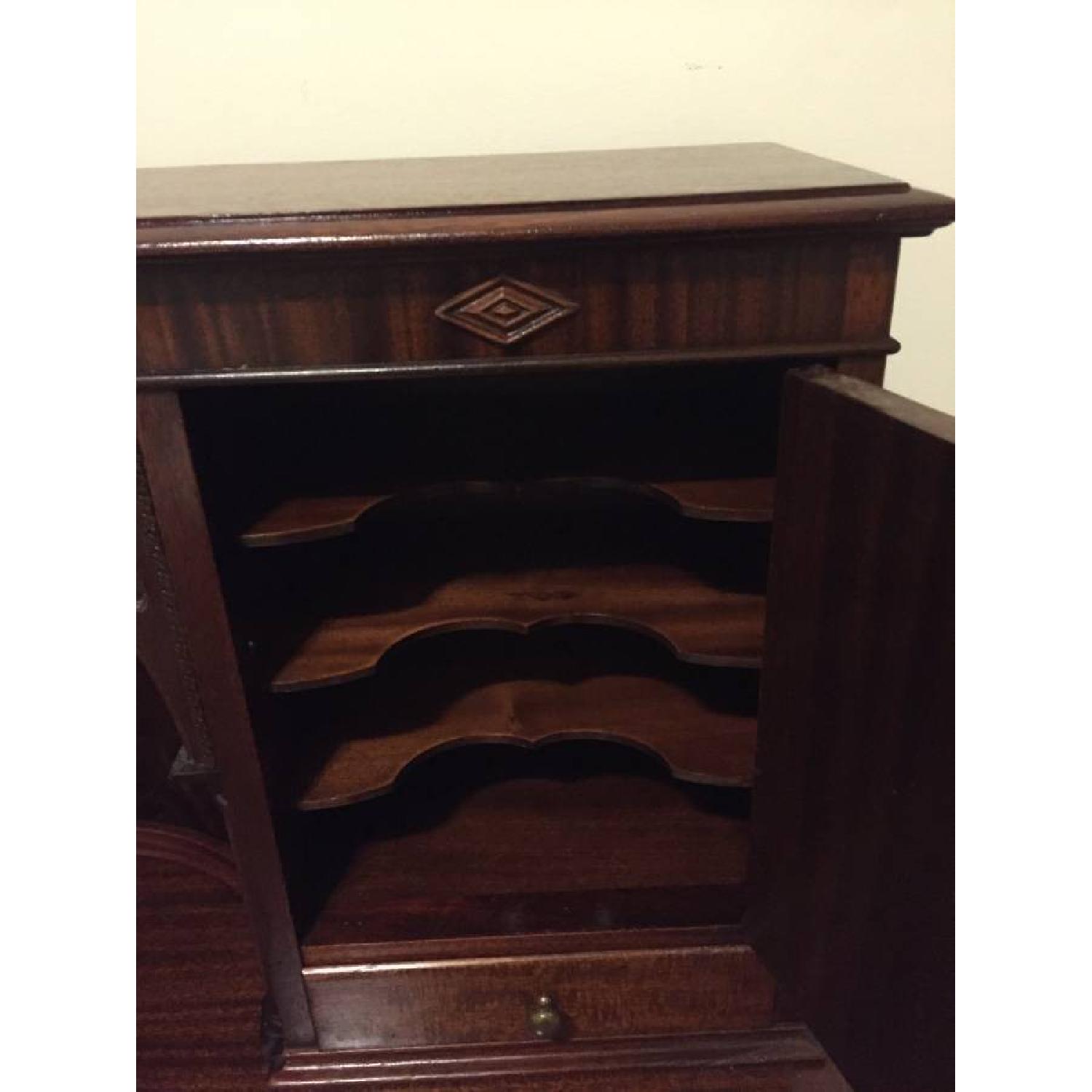 Antique Desk w/ Carved Detail - image-3