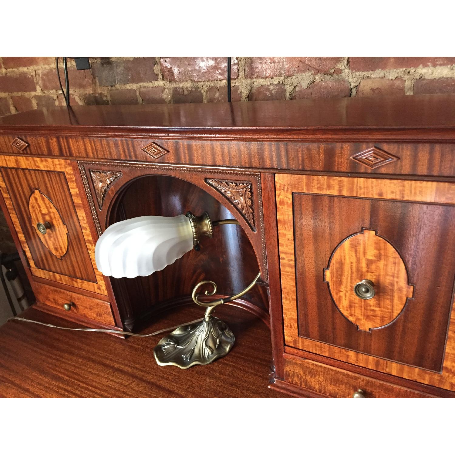 Antique Desk w/ Carved Detail - image-4