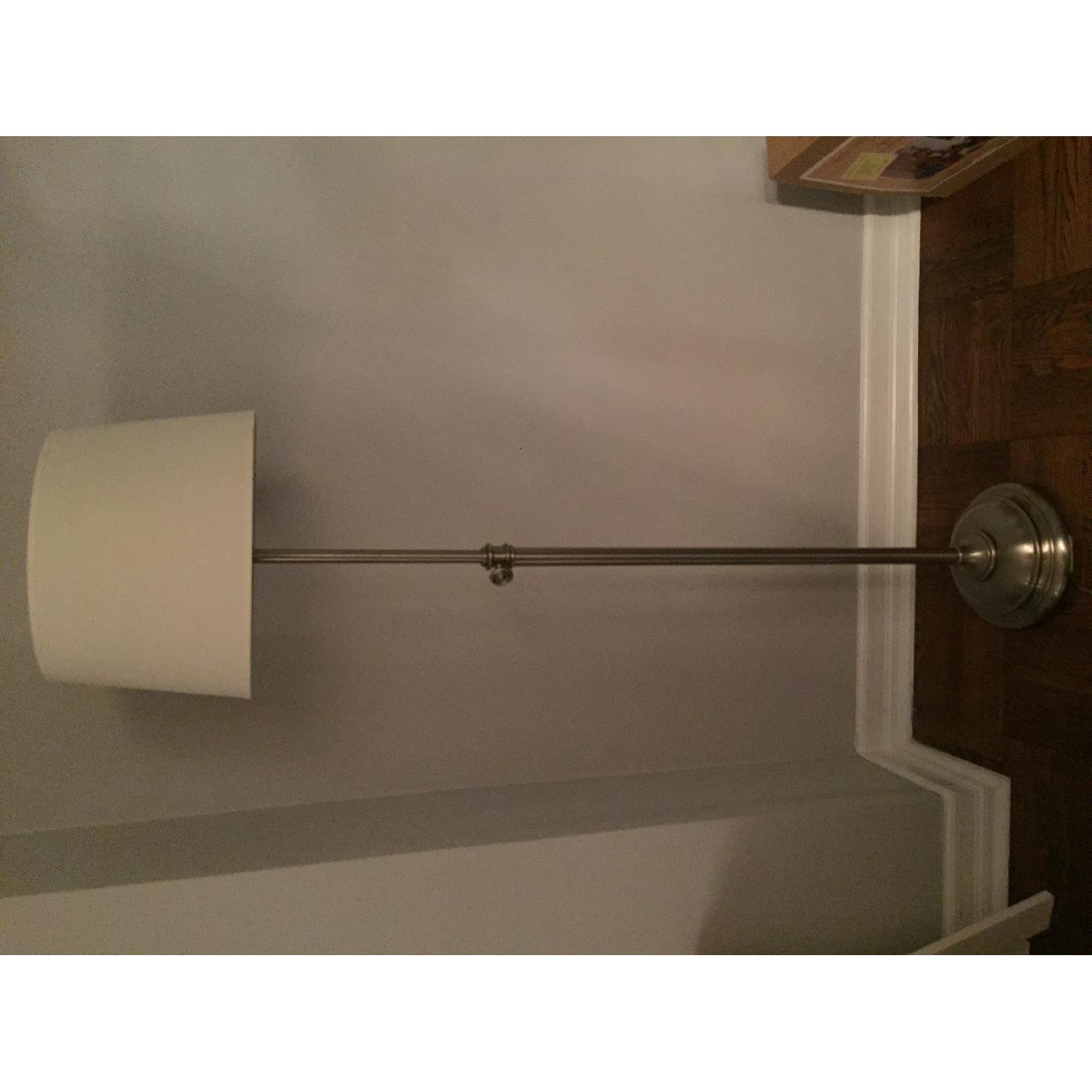 Pottery Barn Chelsea Floor Lamp w/ Linen Drum Shade - image-6