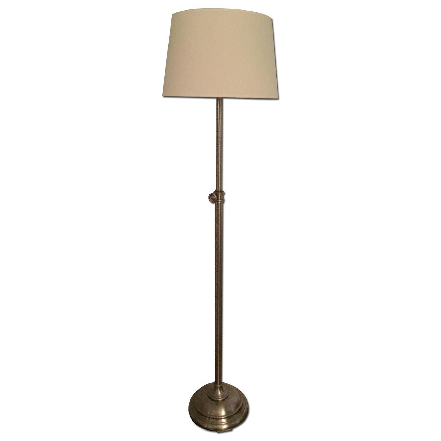 Pottery Barn Chelsea Floor Lamp w/ Linen Drum Shade - image-0
